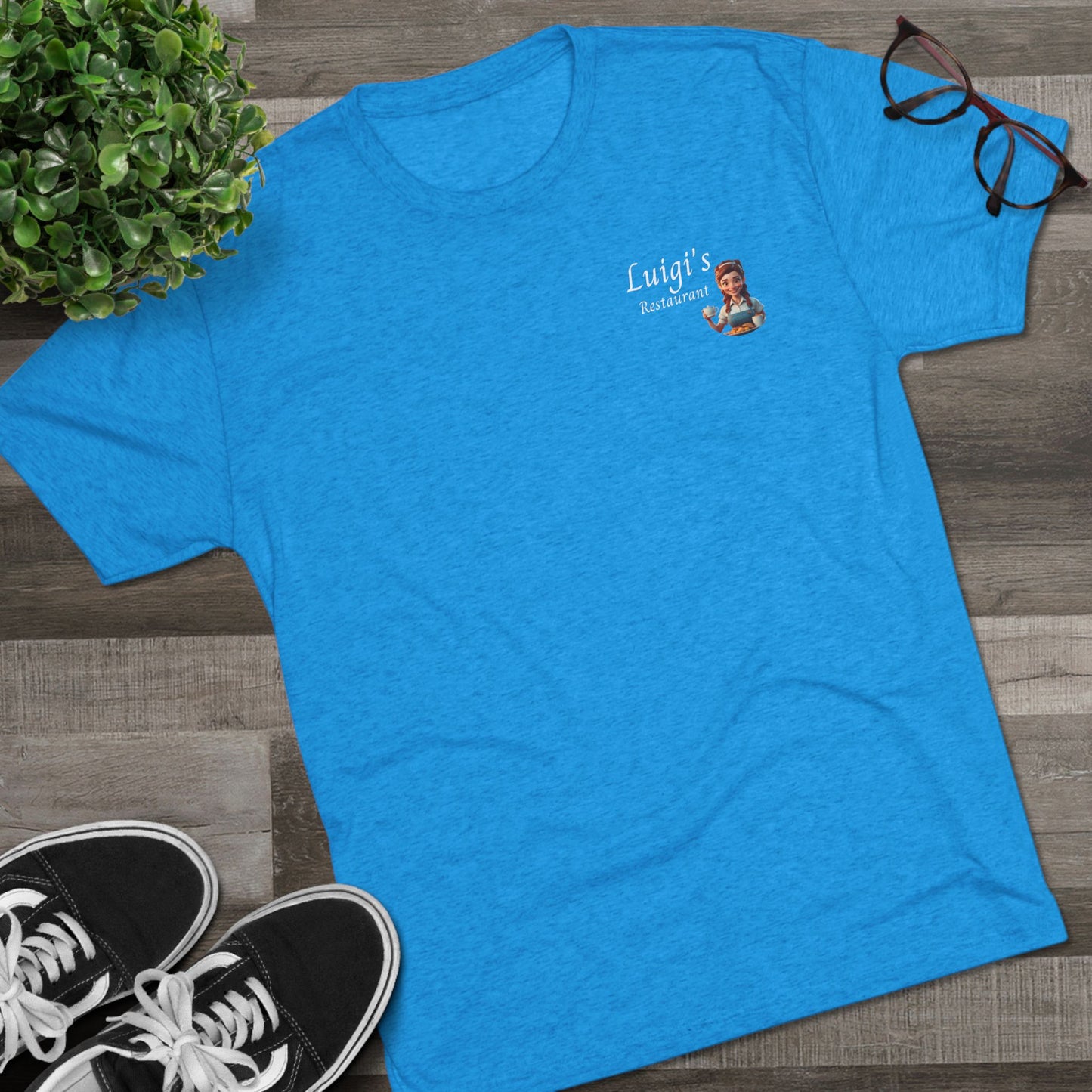 Luigi's Uniform Tri-Blend Crew Tee