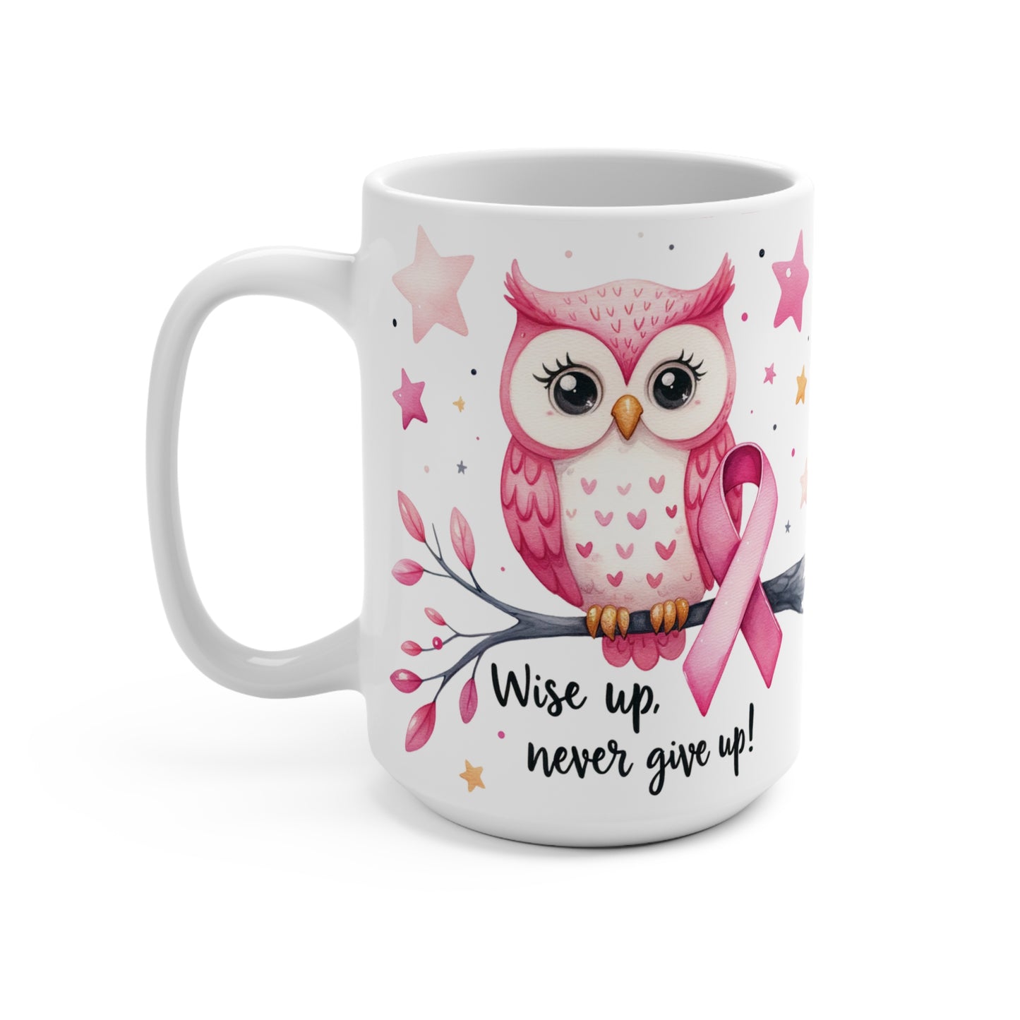 Never Give Up Ceramic Mug 15oz