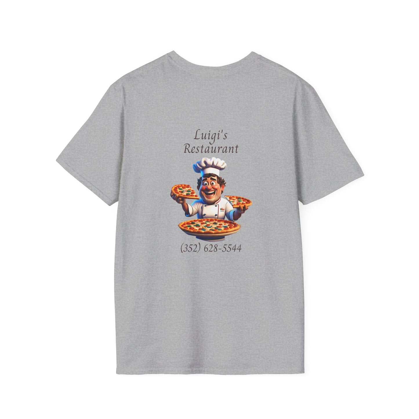 Luigi's Uniform Soft-style T-Shirt