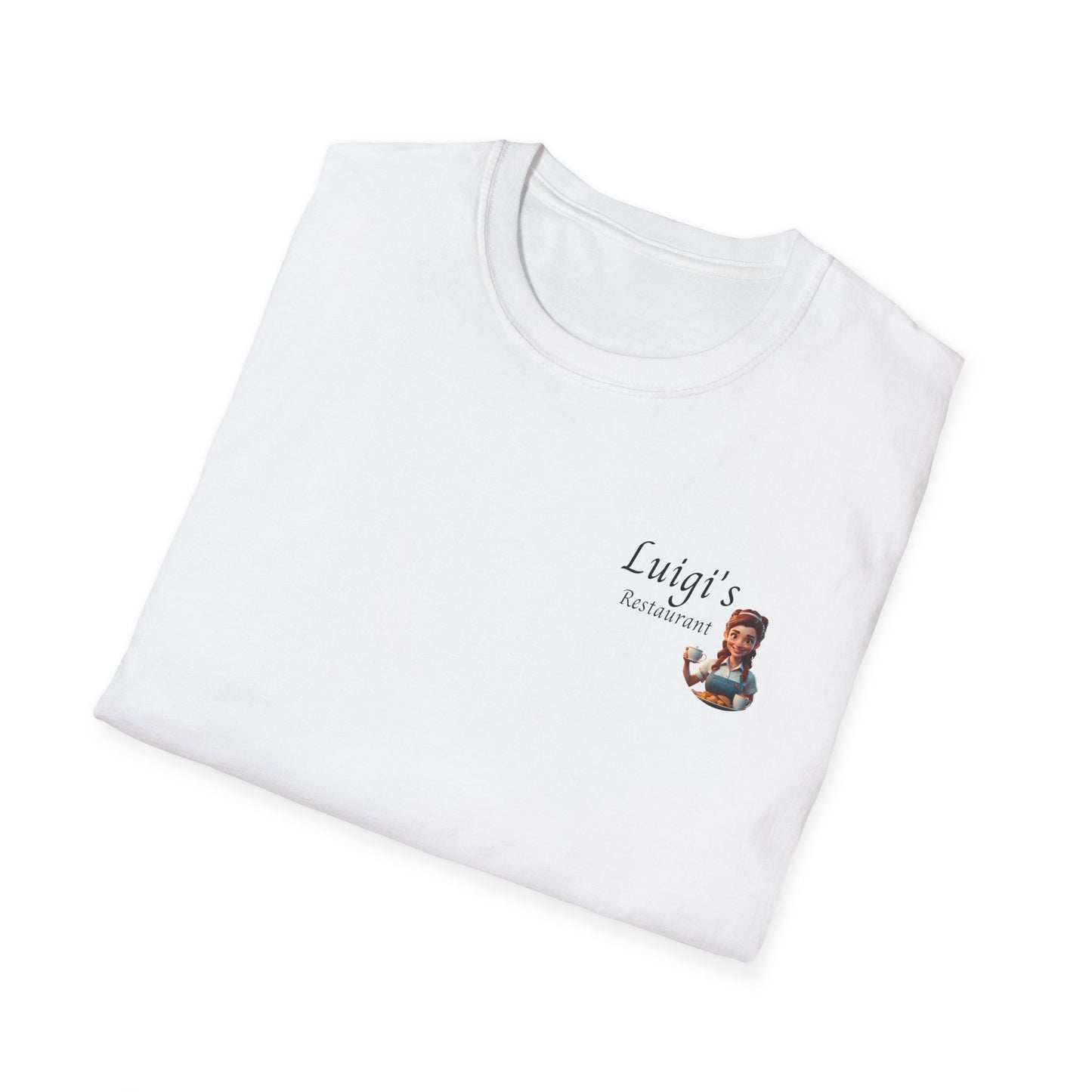 Luigi's Uniform Soft-style T-Shirt