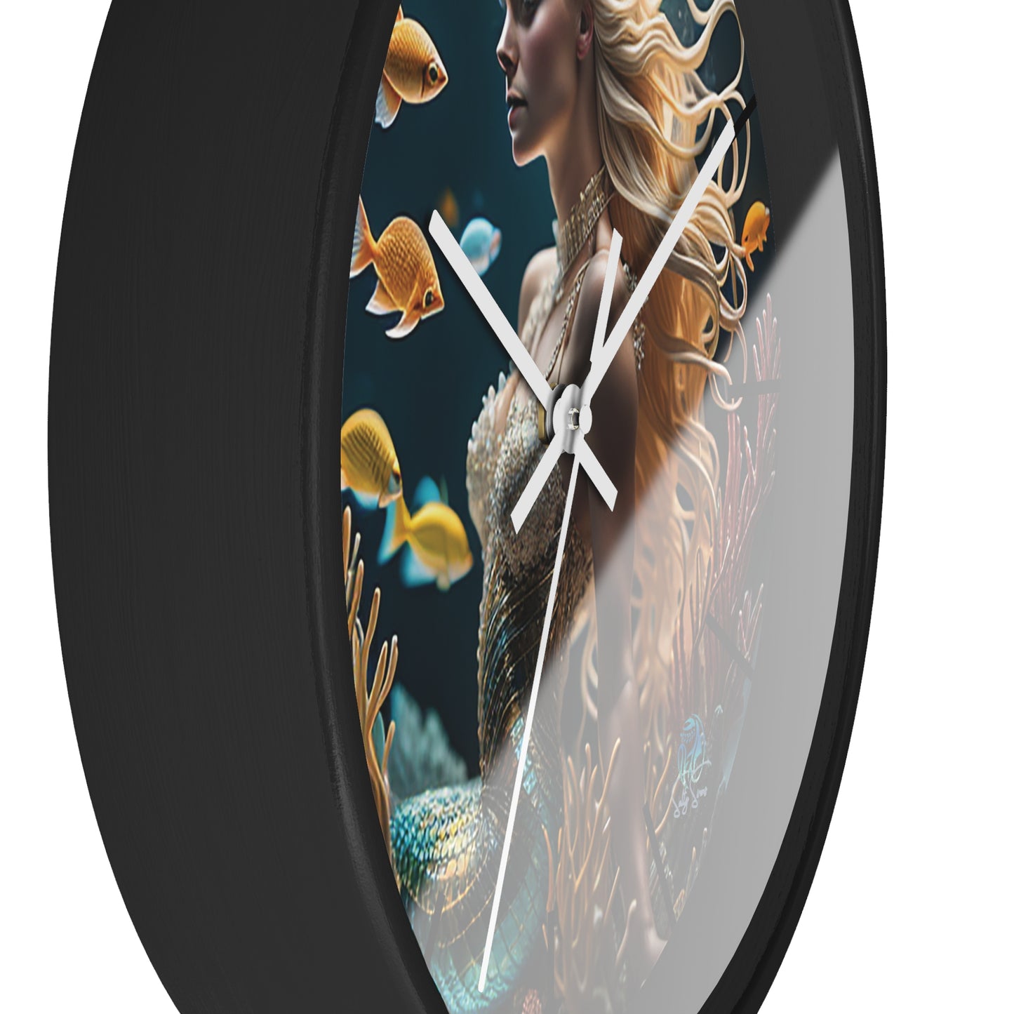 Salty Sirens Wall Clock