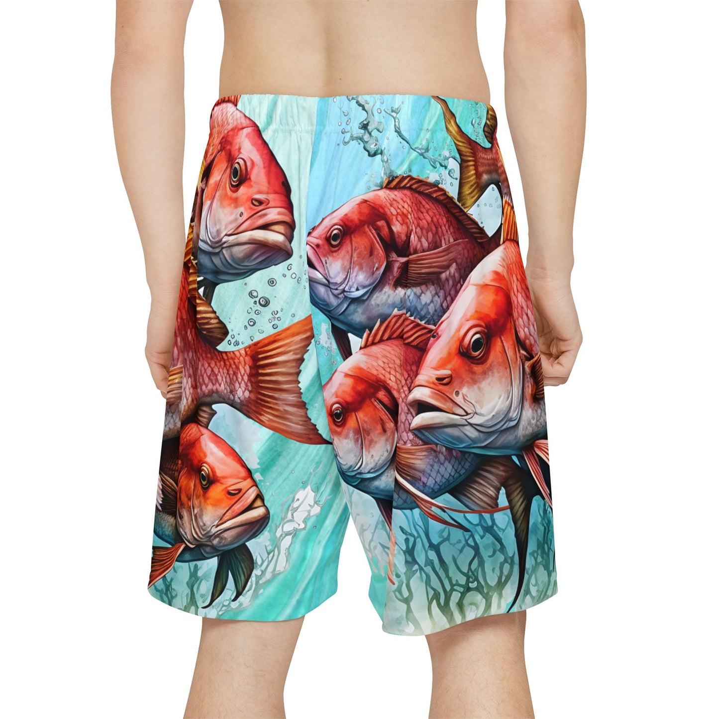 Red Snapper Men’s Sports Shorts