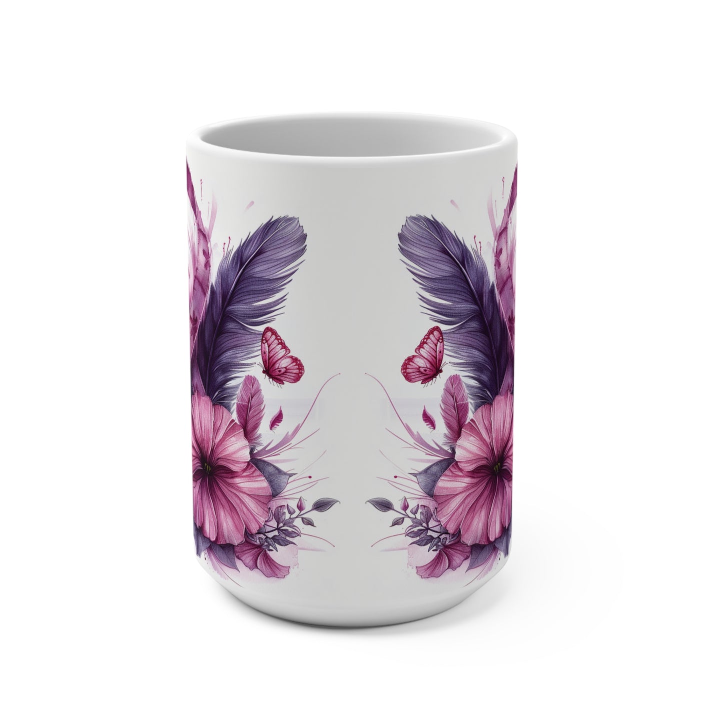 Beautiful Ribbon Ceramic Mug 15oz