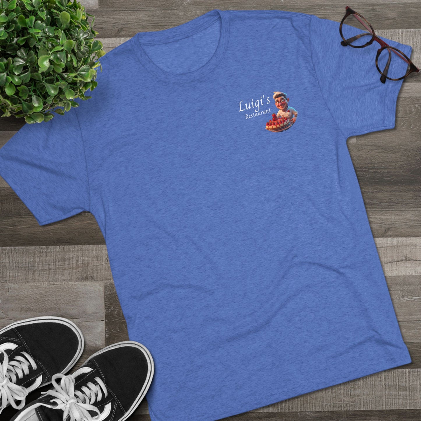 Luigi's Uniform Tri-Blend Crew Tee