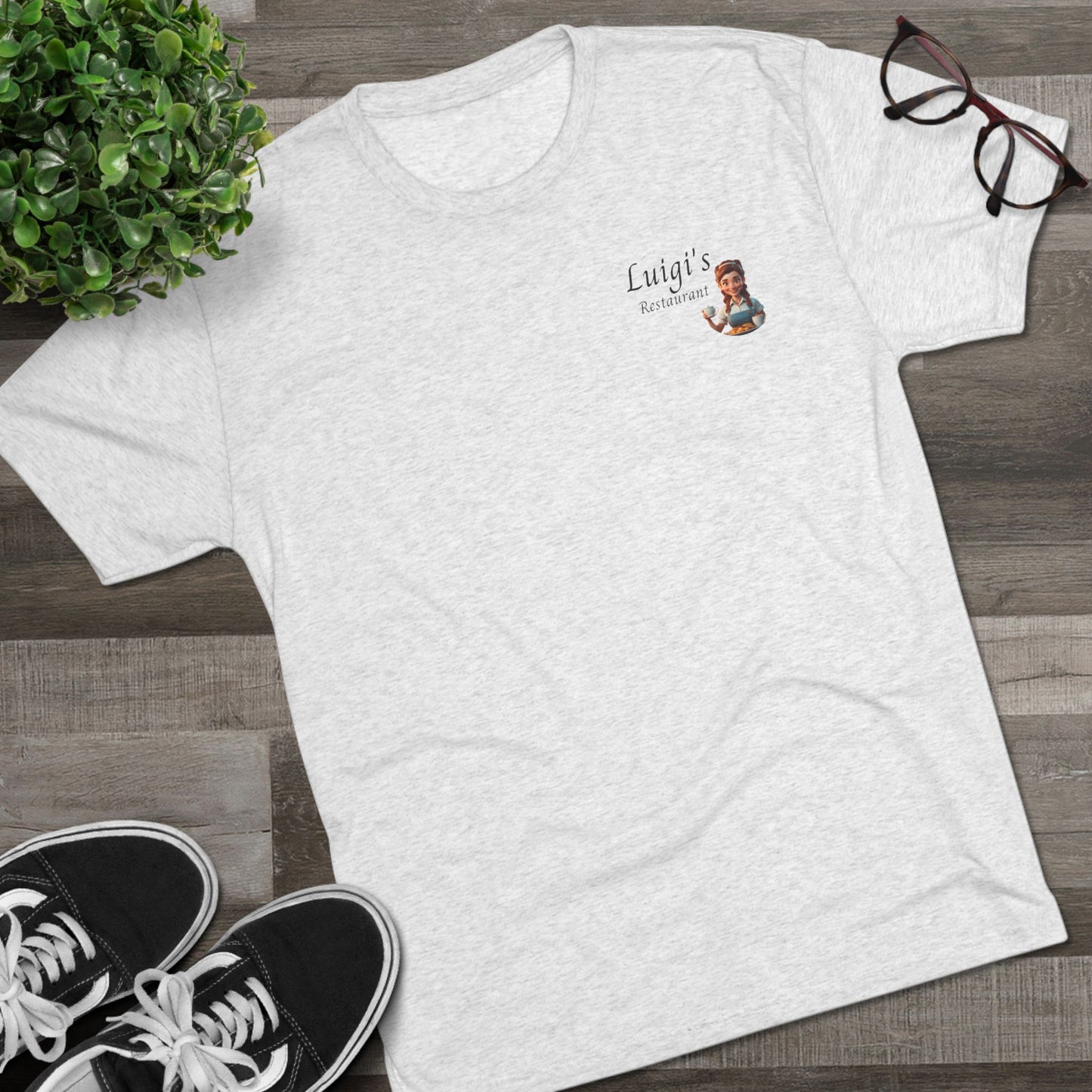 Luigi's Uniform Tri-Blend Crew Tee