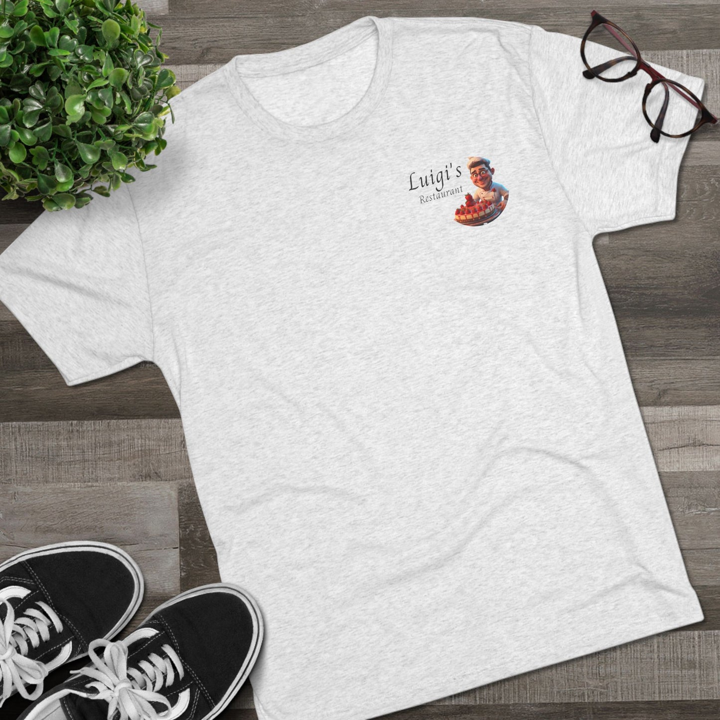 Luigi's Uniform Tri-Blend Crew Tee