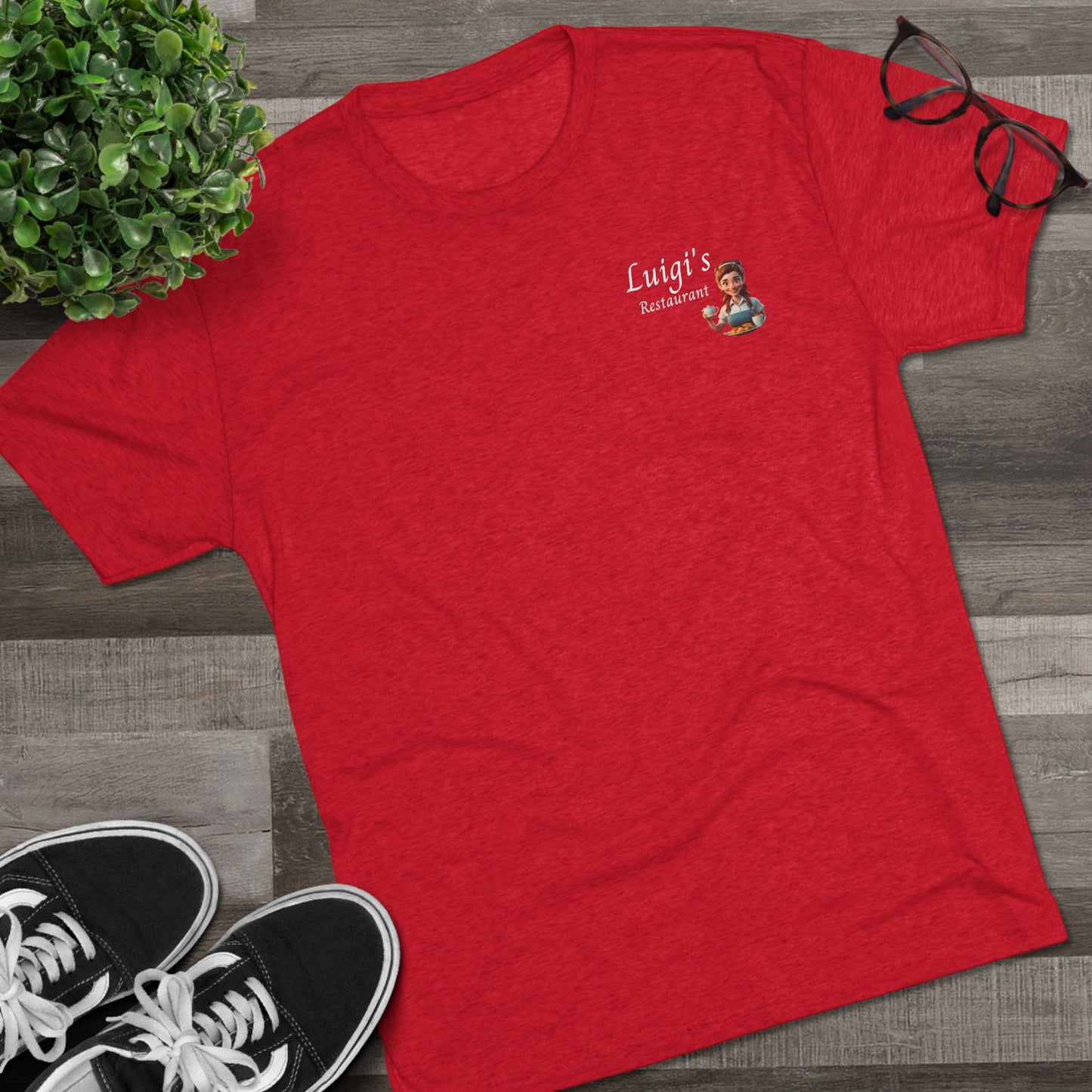 Luigi's Uniform Tri-Blend Crew Tee