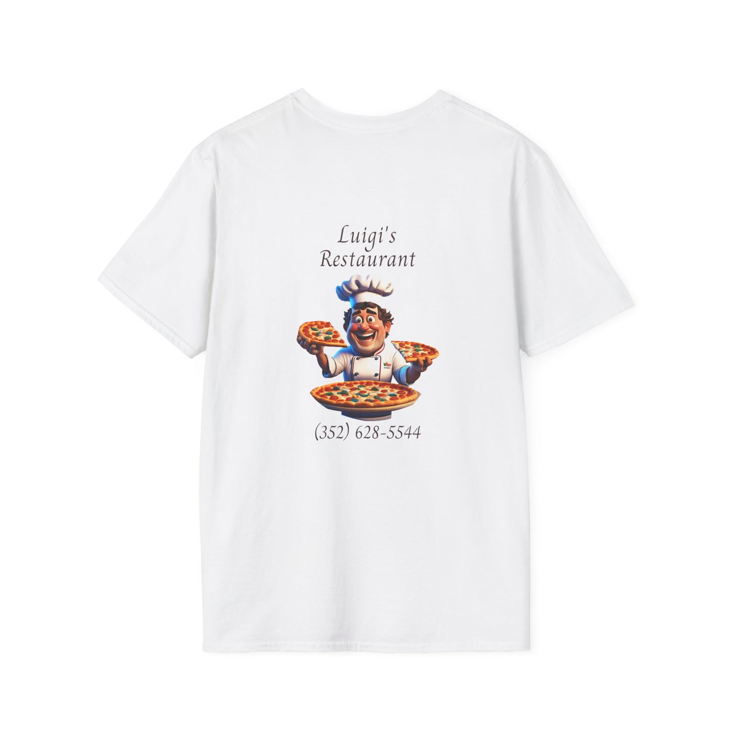 Luigi's Uniform Soft-style T-Shirt