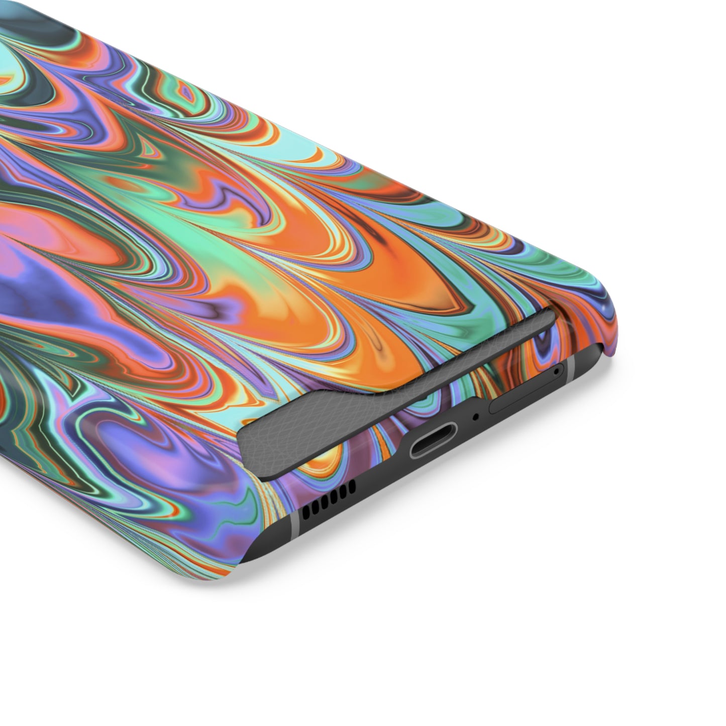 Psychedelic Phone Case With Card Holder