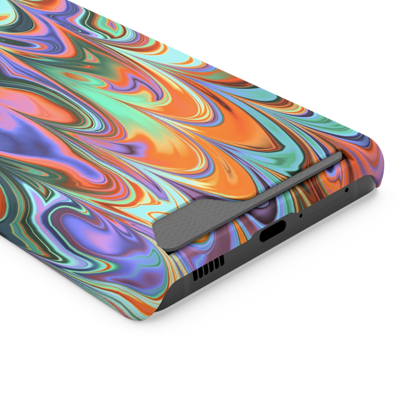 Psychedelic Phone Case With Card Holder