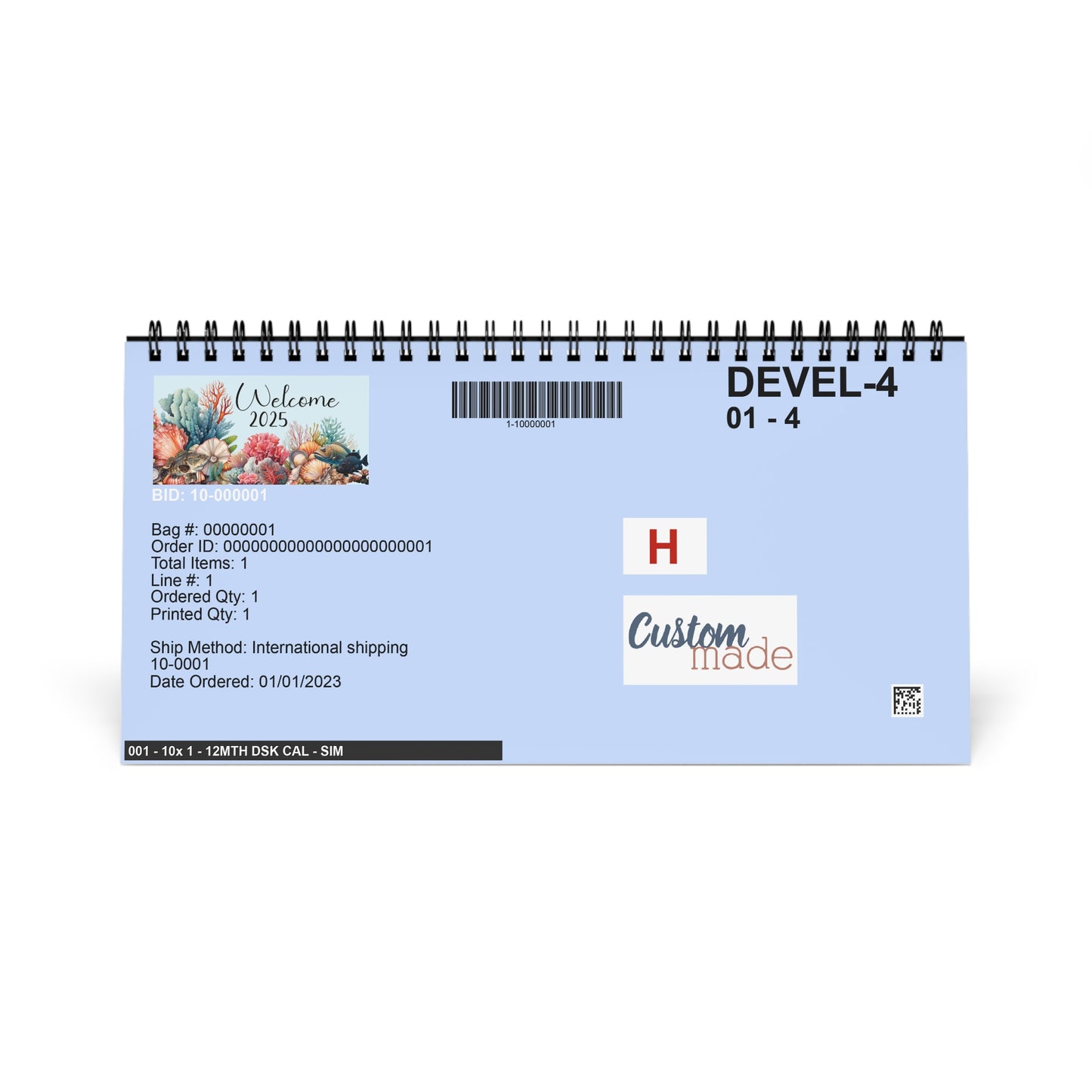 Underwater Desktop Calendar