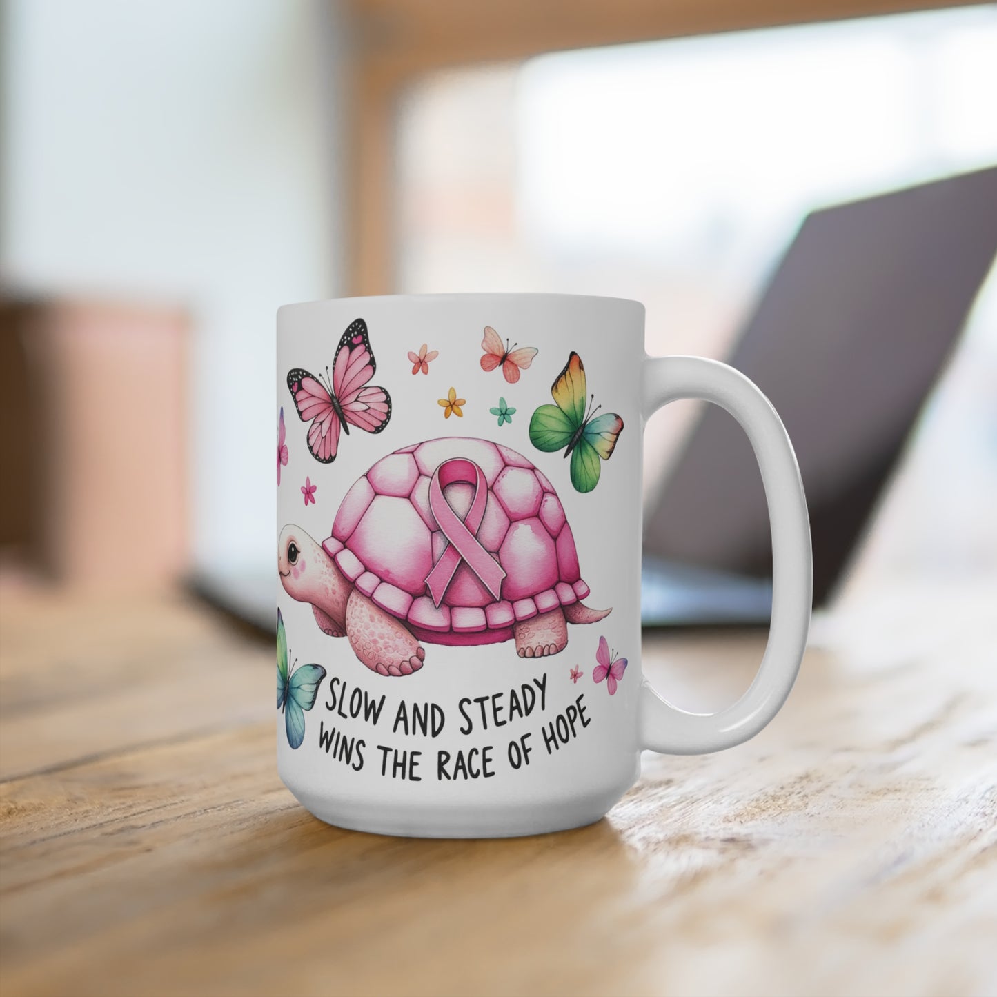 Slow & Steady Ceramic Mug 15oz