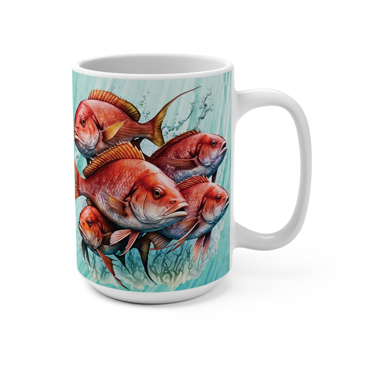 Red Snapper Ceramic Mug 15oz