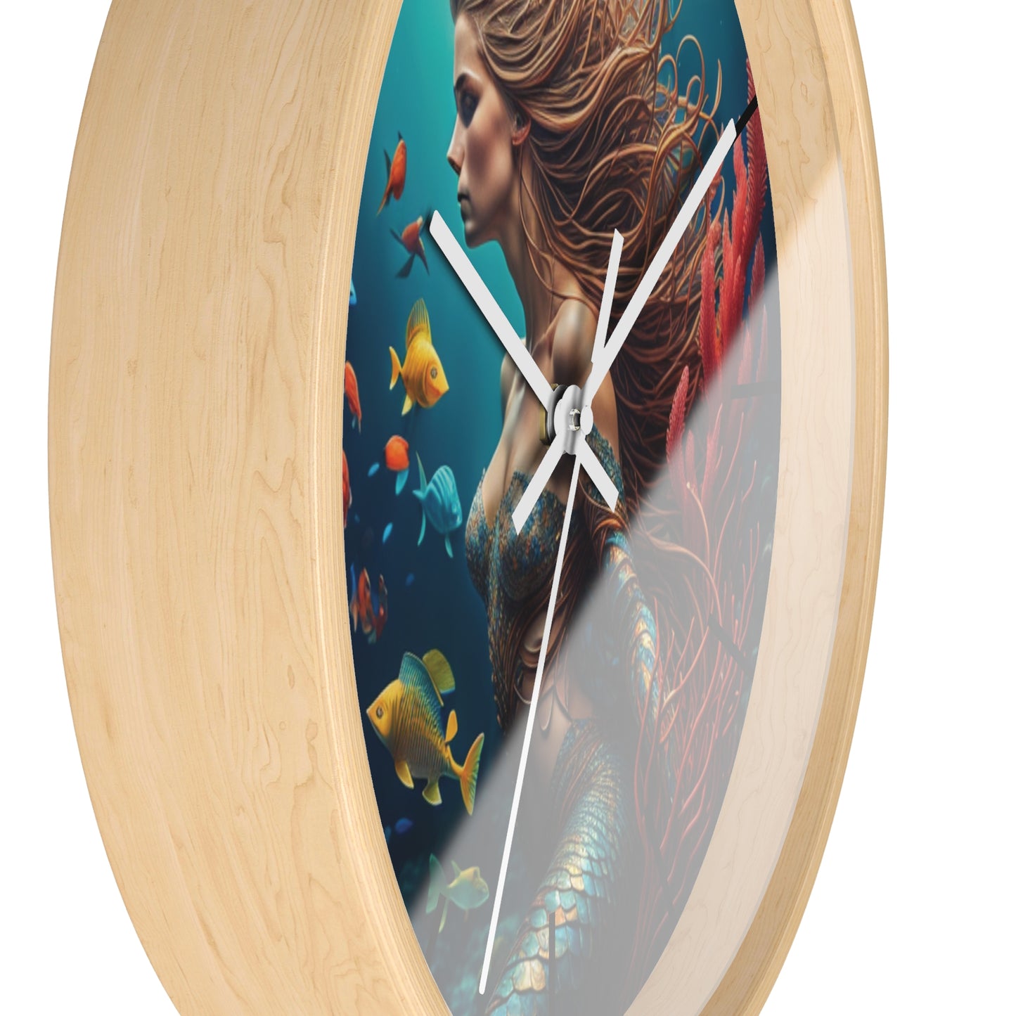 Salty Sirens Wall Clock