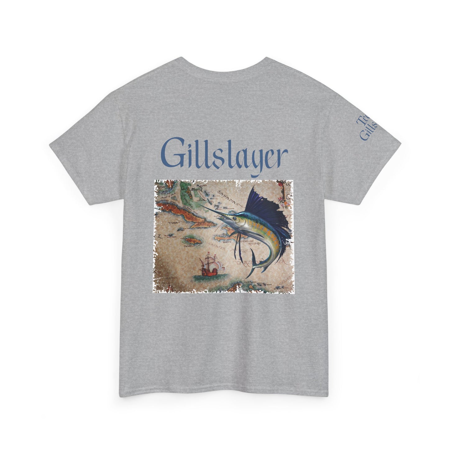 Gillslayer Heavy Cotton Tee Marlin Fishing