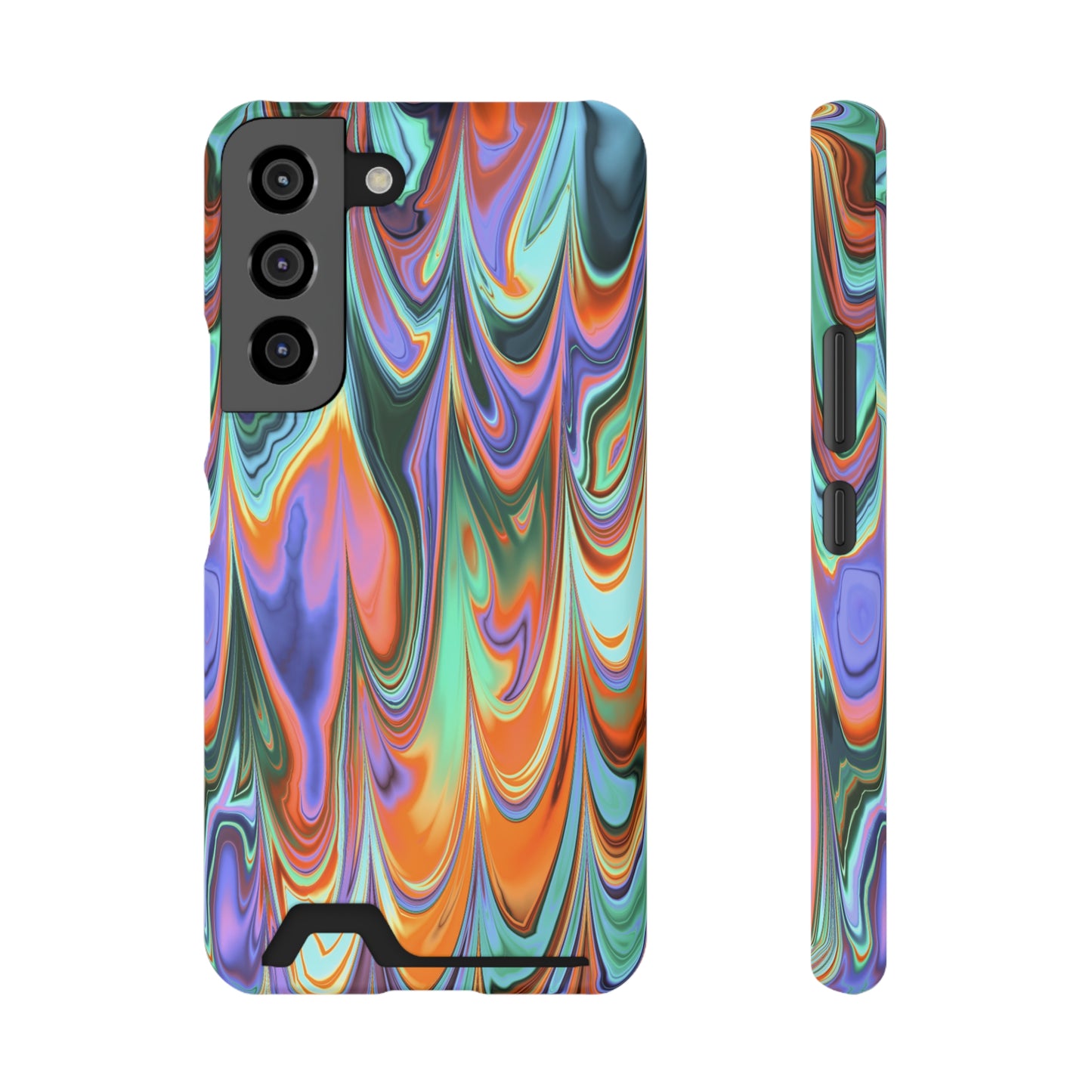 Psychedelic Phone Case With Card Holder