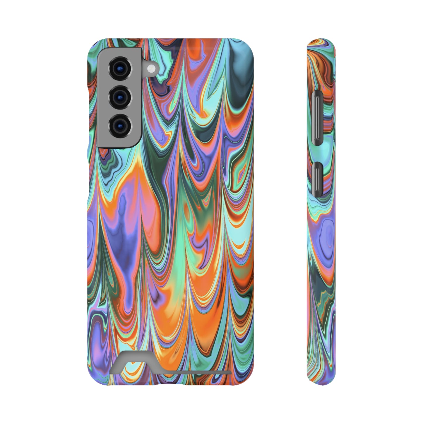 Psychedelic Phone Case With Card Holder