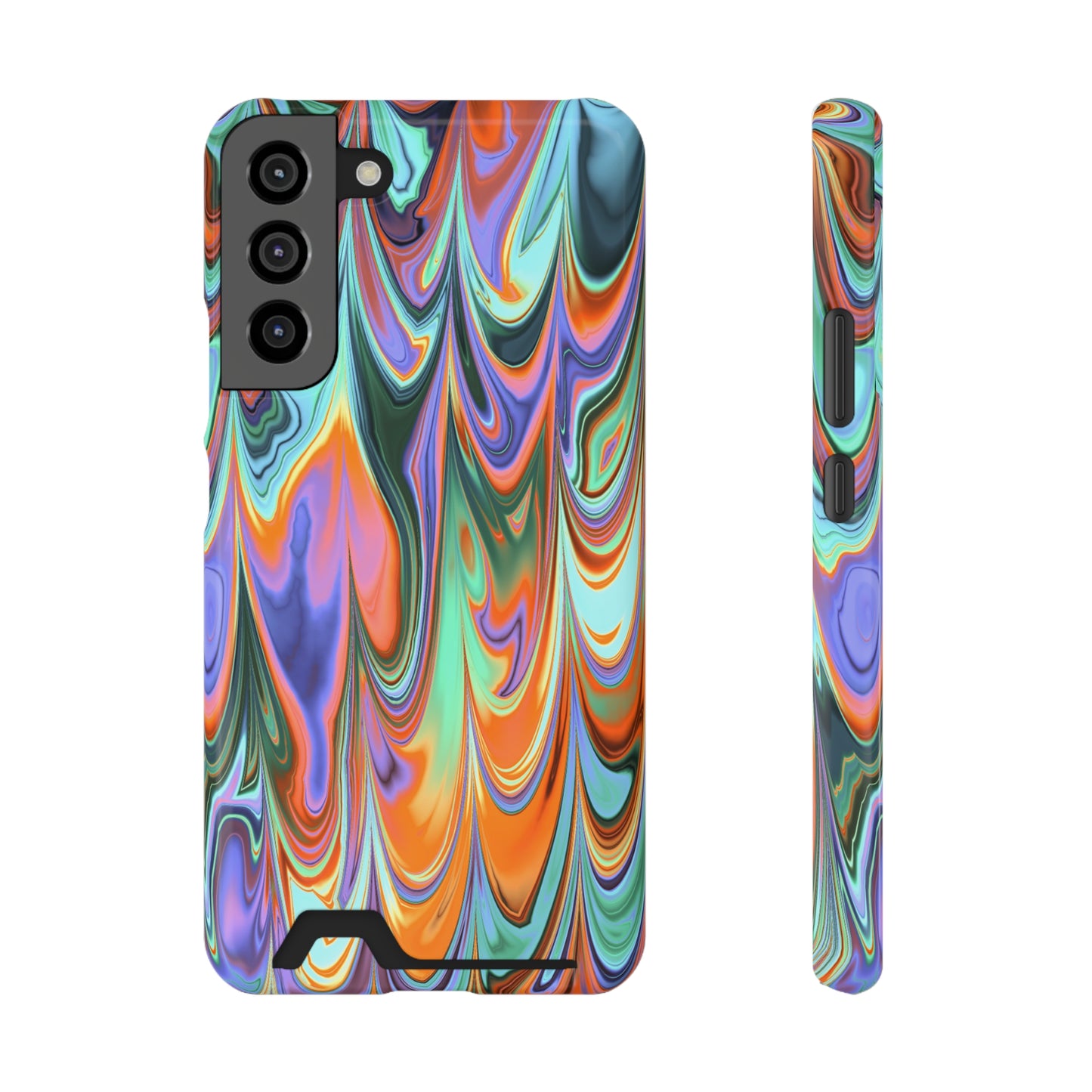 Psychedelic Phone Case With Card Holder