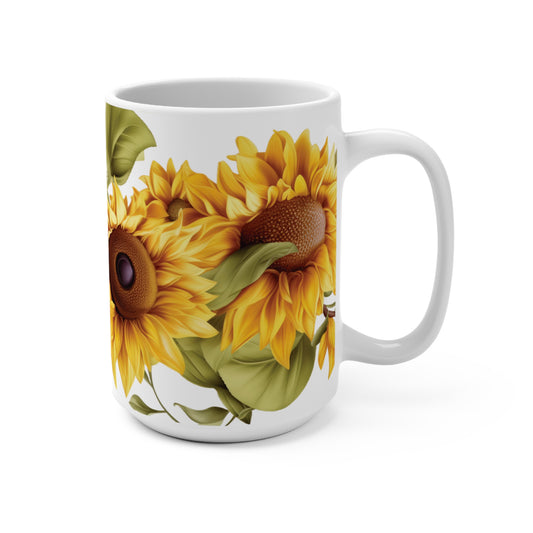 Sunflower Ceramic Mug 15oz