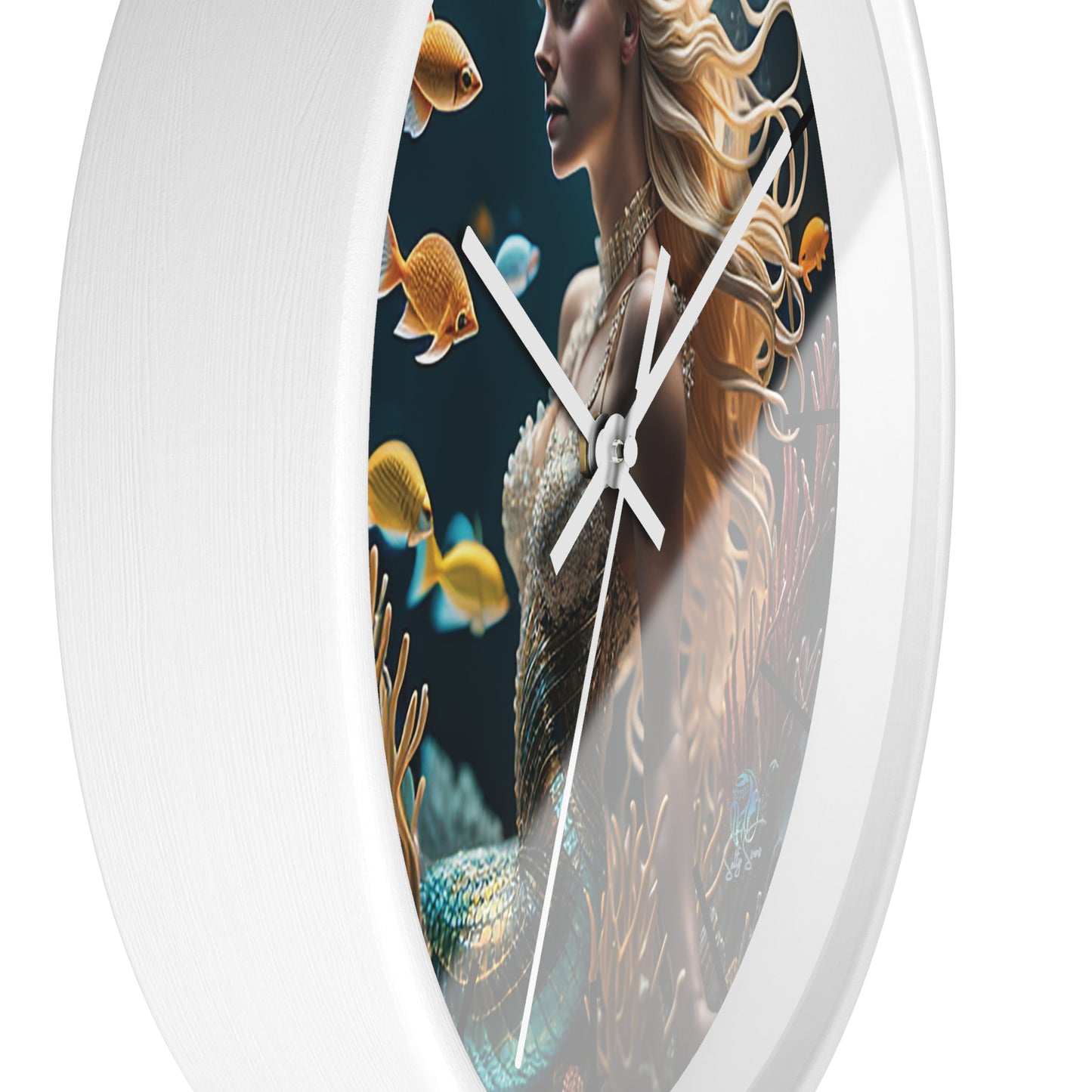 Salty Sirens Wall Clock