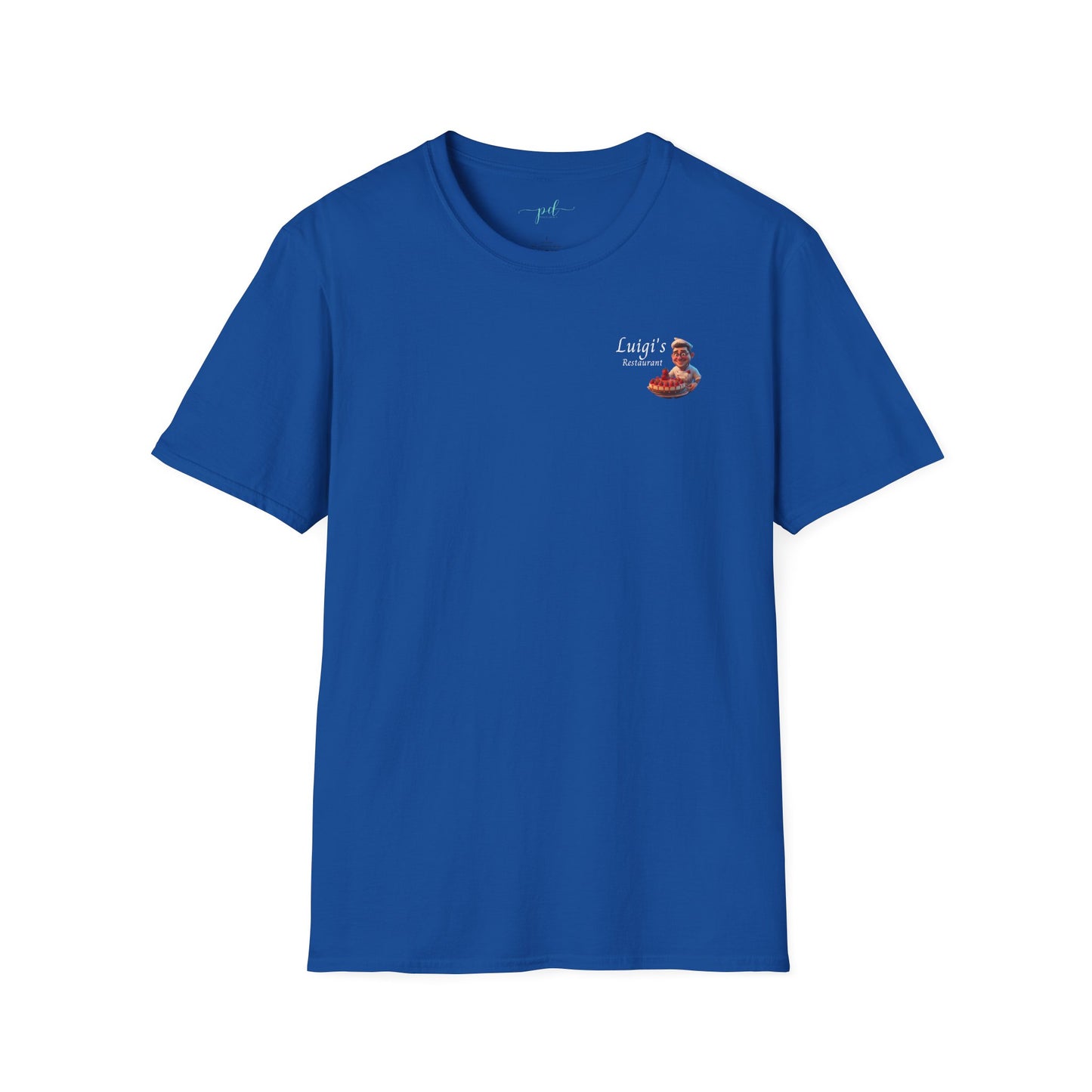 Luigi's Uniform Soft-style T-Shirt