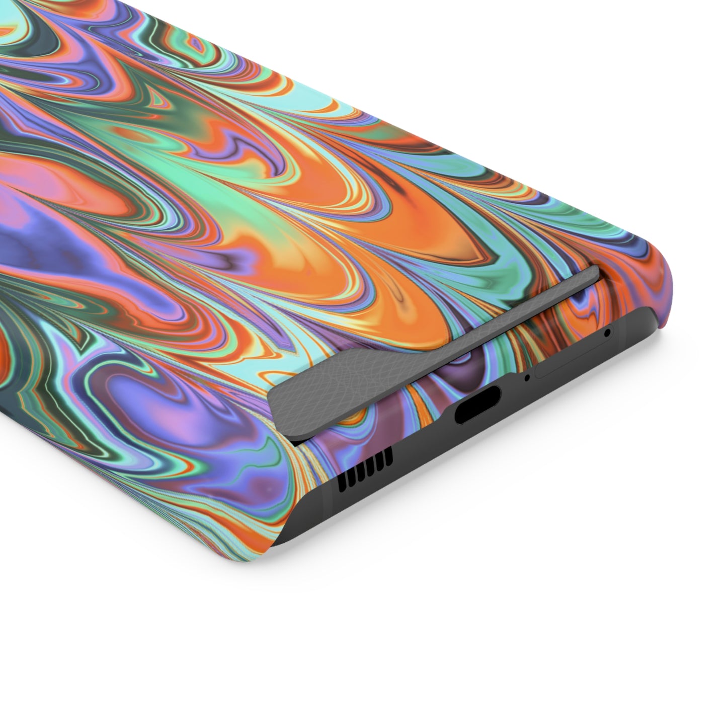 Psychedelic Phone Case With Card Holder