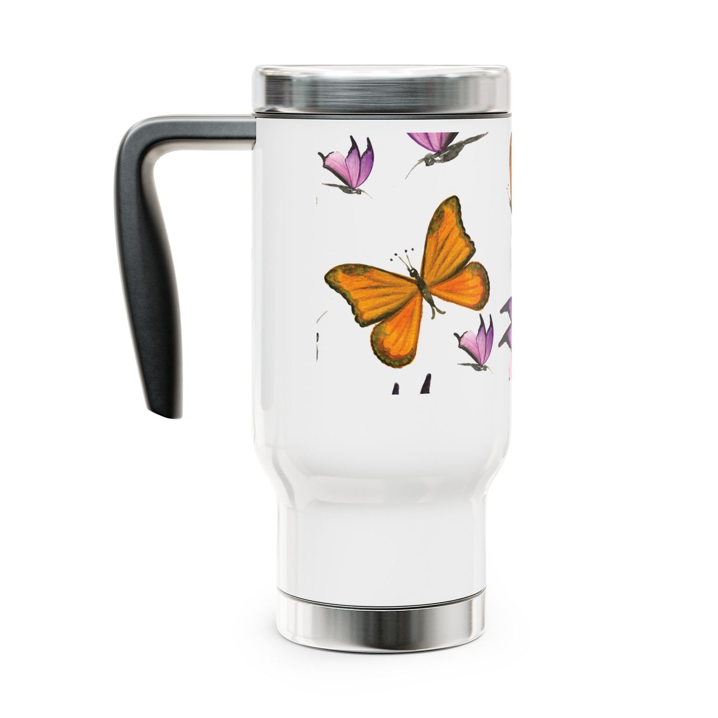 Stainless Steel Mug with Handle, 14oz