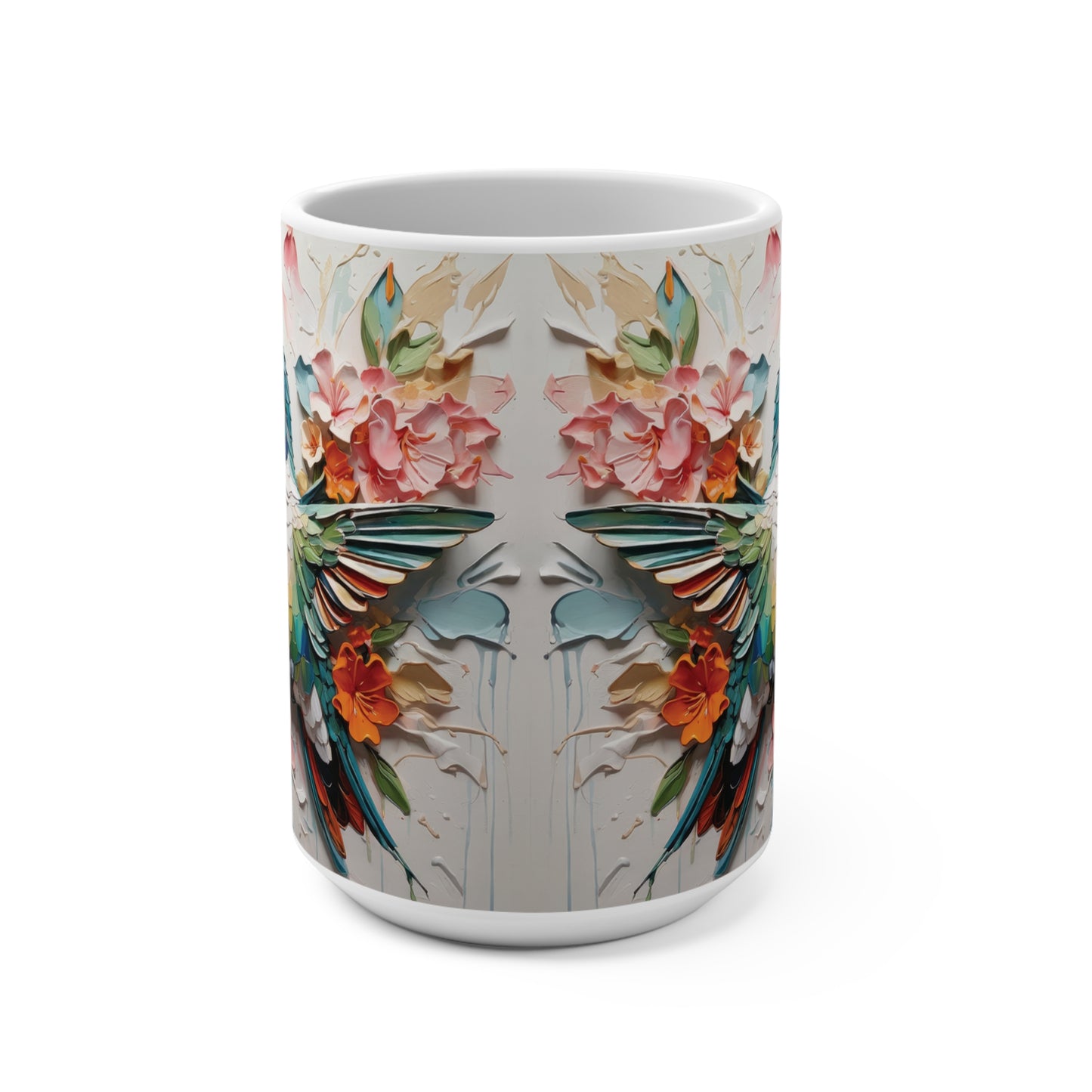 Hummingbird Ceramic Mug 15oz