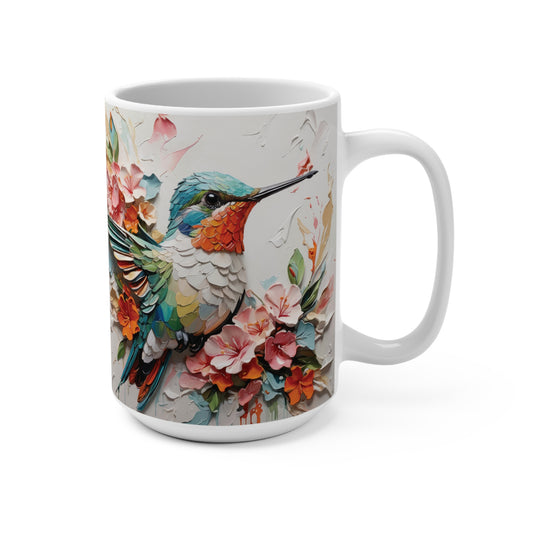 Hummingbird Ceramic Mug 15oz