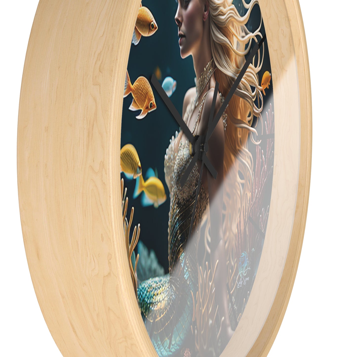 Salty Sirens Wall Clock