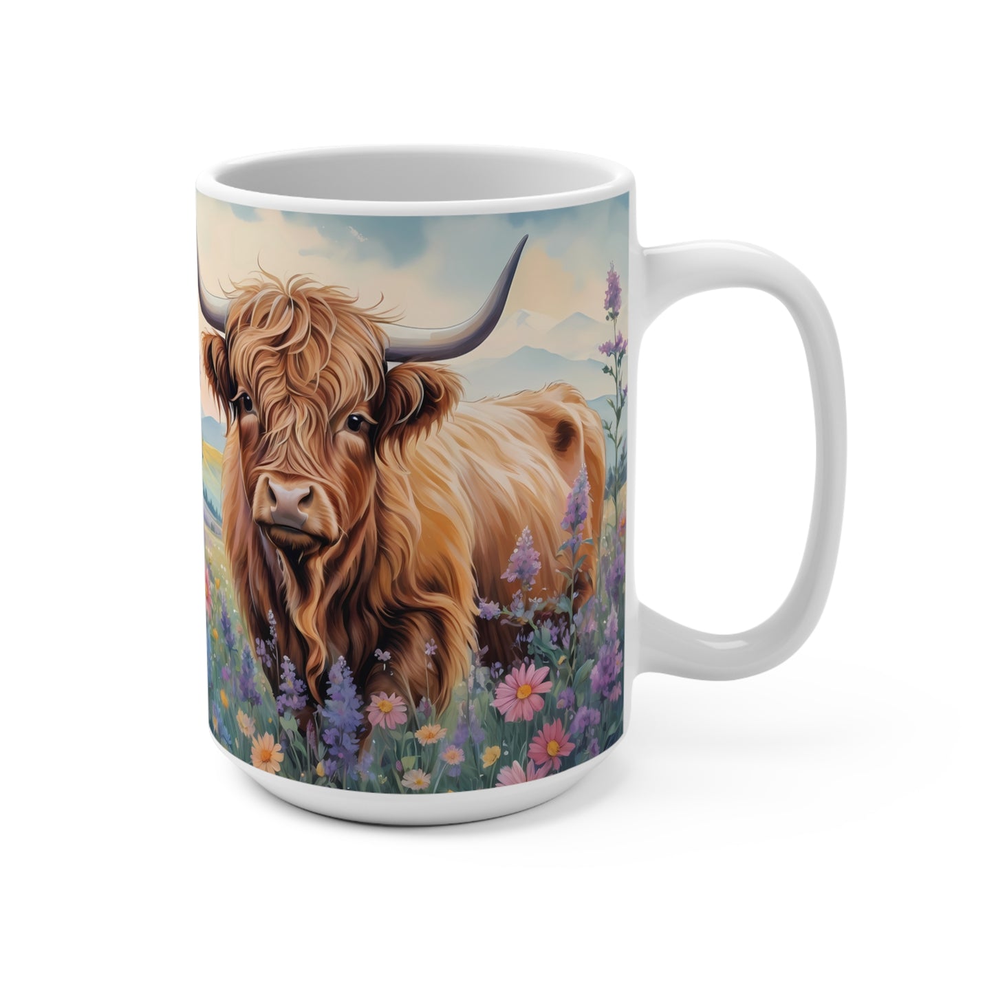 Highland Cow 2 Ceramic Mug 15oz