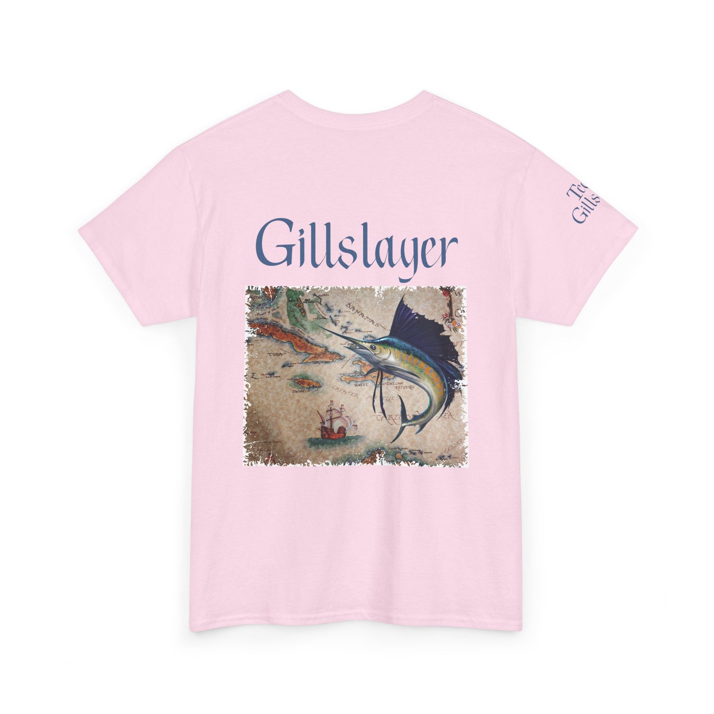 Gillslayer Heavy Cotton Tee Marlin Fishing