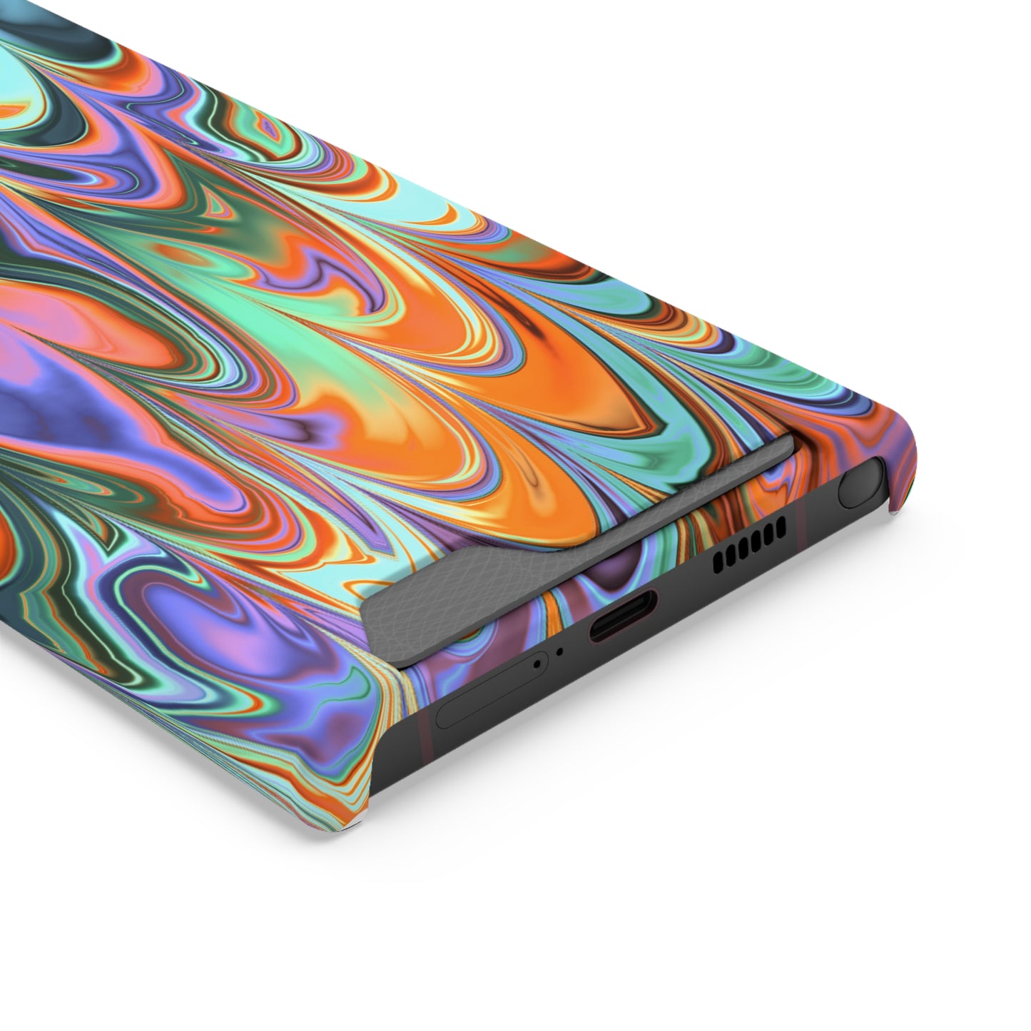 Psychedelic Phone Case With Card Holder