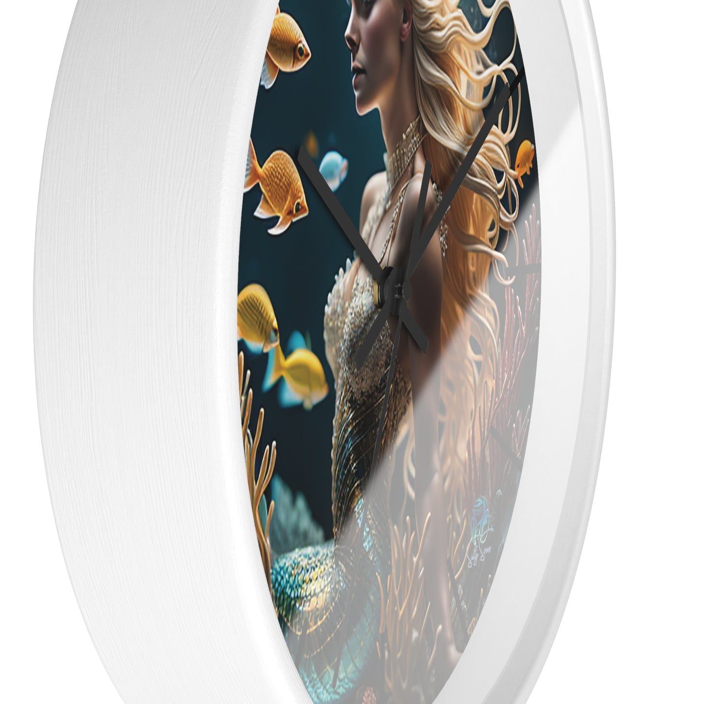 Salty Sirens Wall Clock