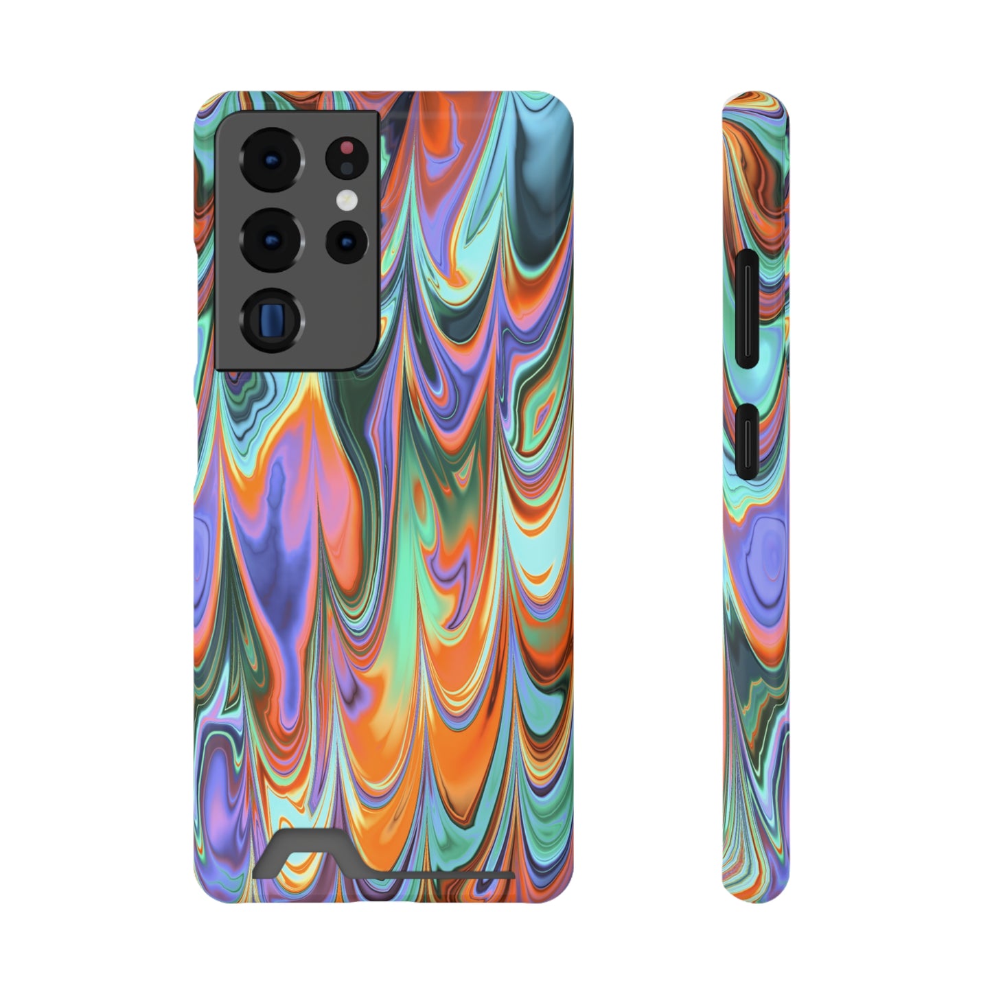 Psychedelic Phone Case With Card Holder