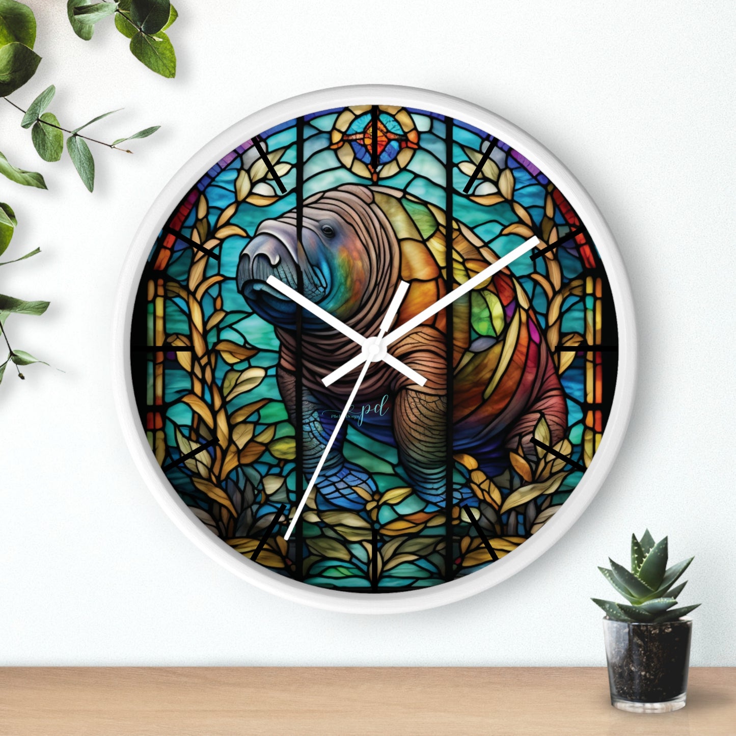 Manatee Wall Clock