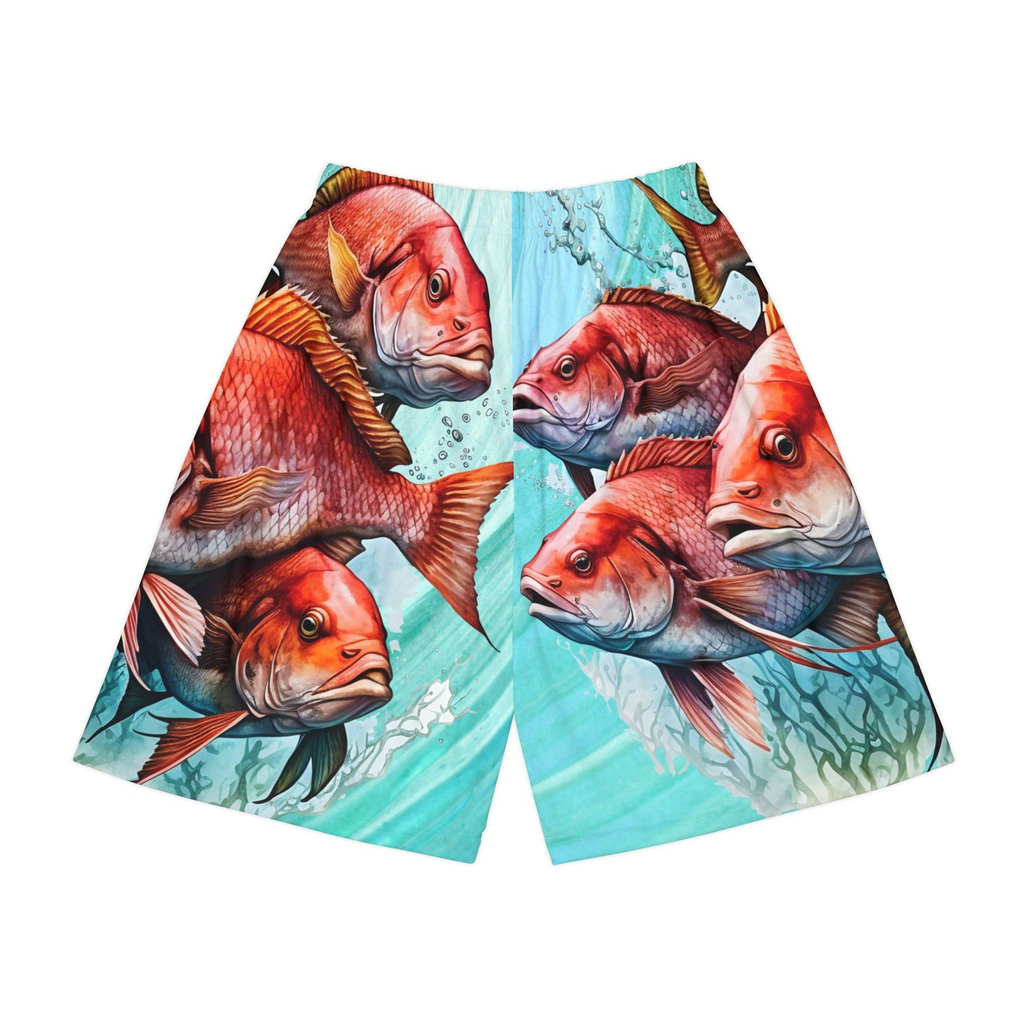 Red Snapper Men’s Sports Shorts