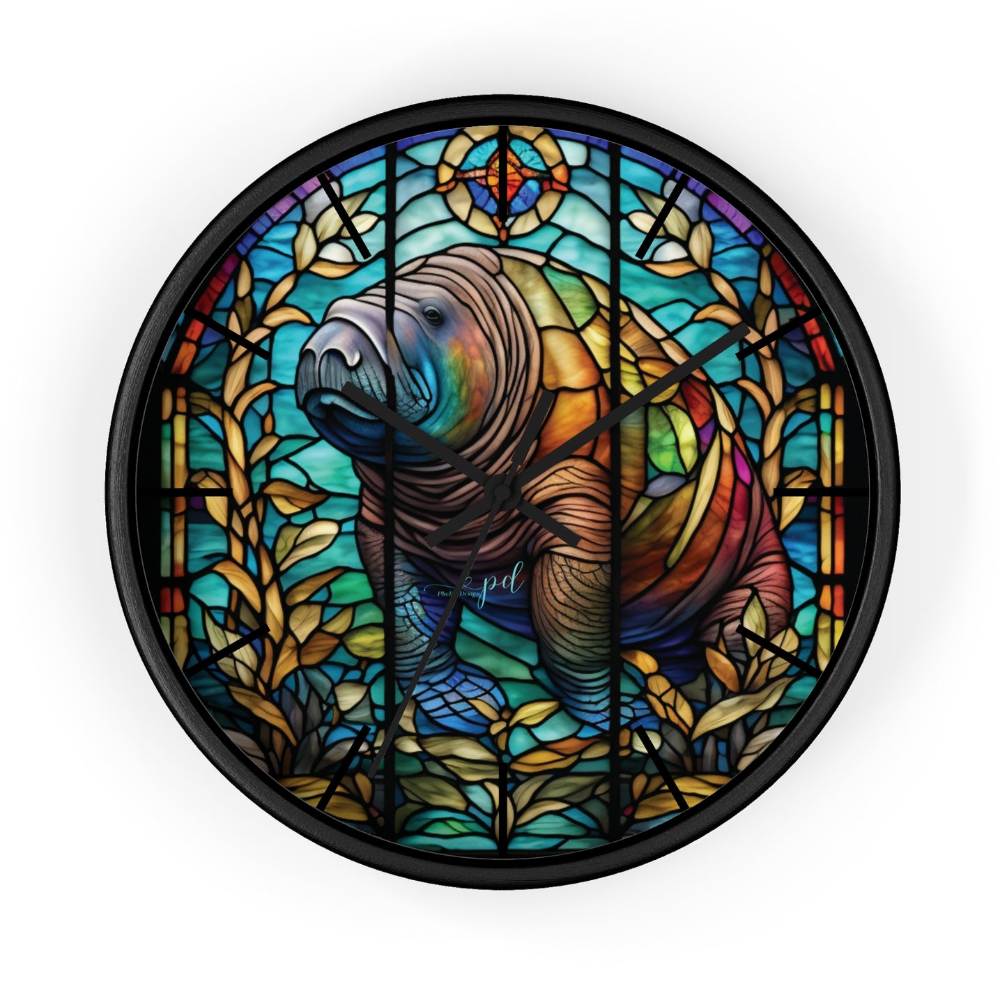 Manatee Wall Clock