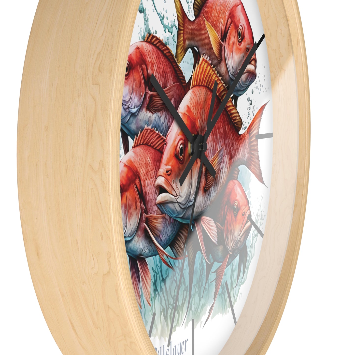 Red Snapper Wall Clock