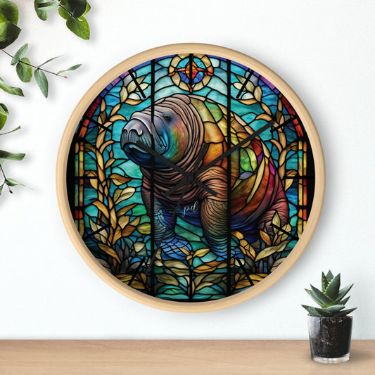 Manatee Wall Clock