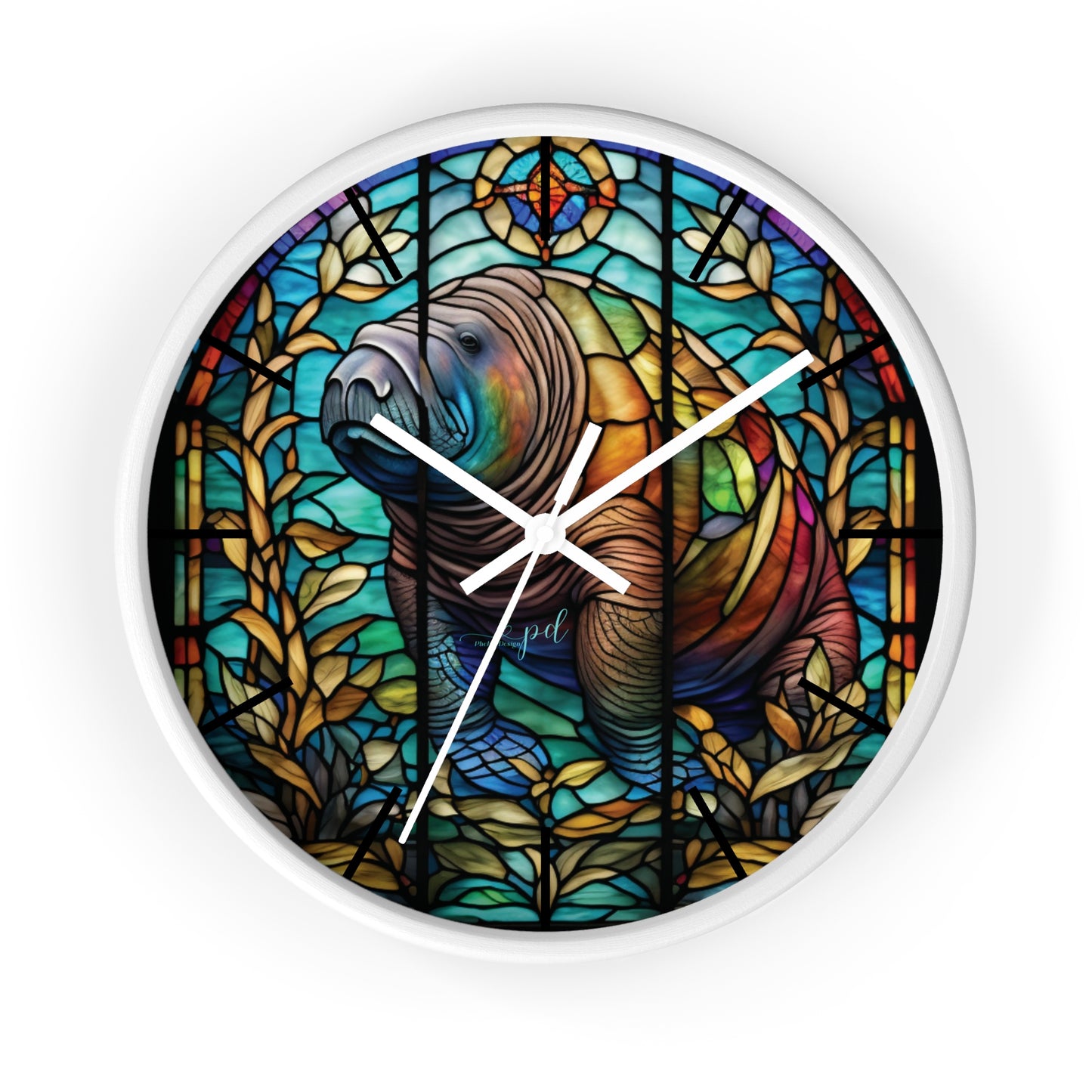 Manatee Wall Clock