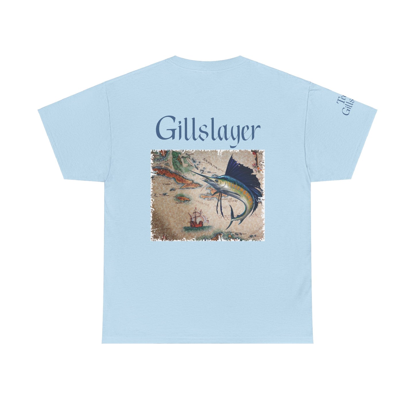 Gillslayer Heavy Cotton Tee Marlin Fishing