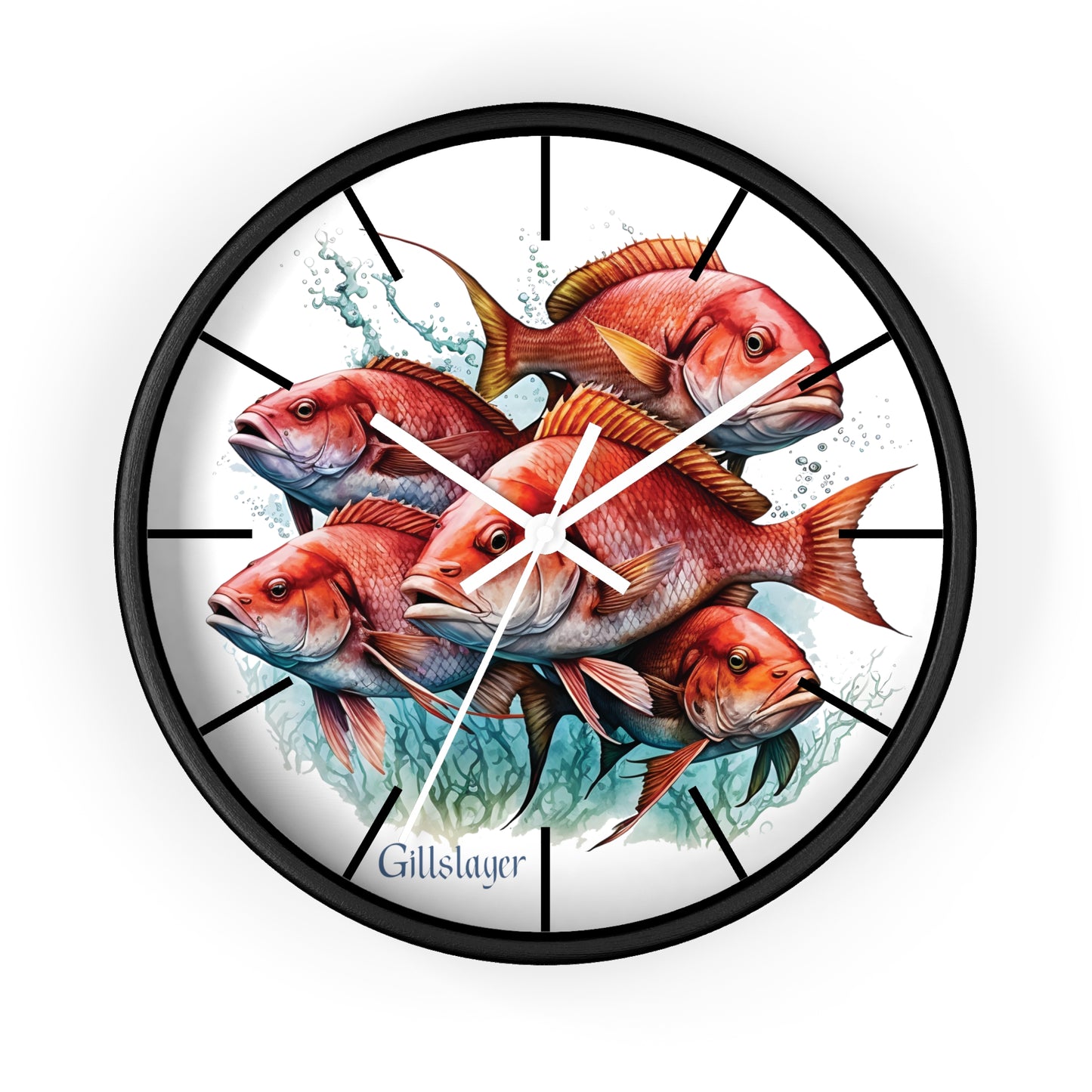 Red Snapper Wall Clock