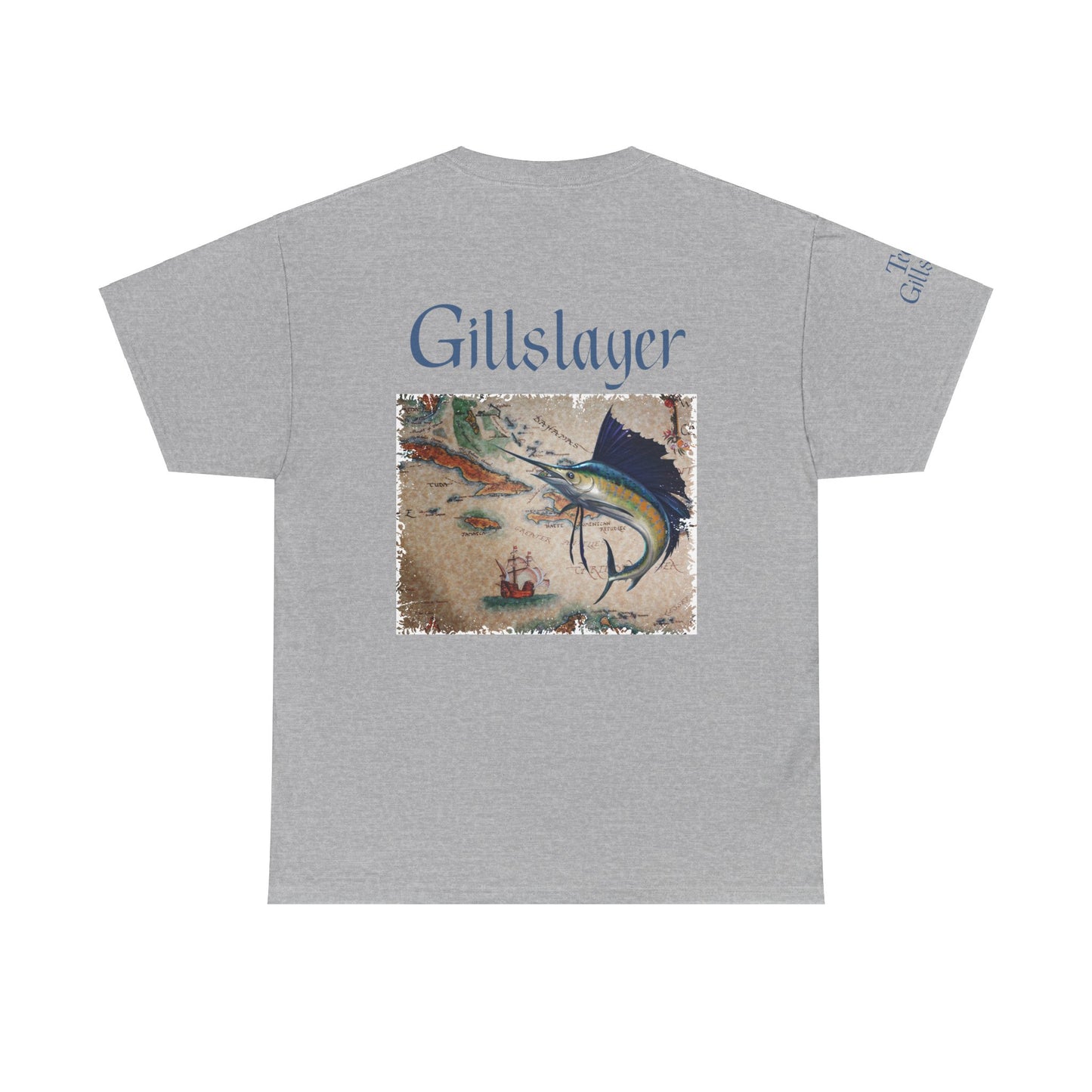 Gillslayer Heavy Cotton Tee Marlin Fishing