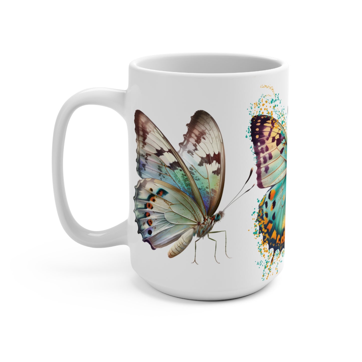 Butterfly Ceramic Mug 15oz