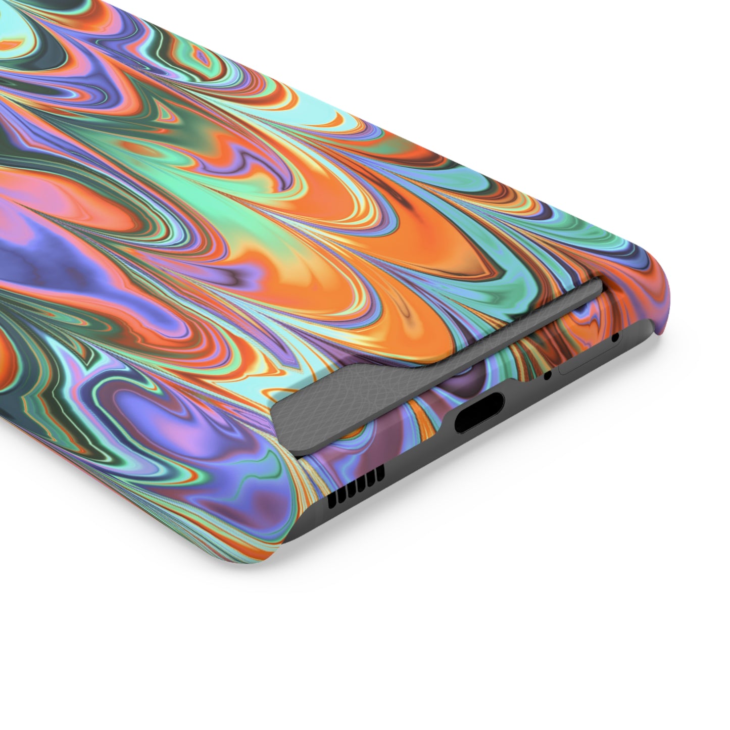 Psychedelic Phone Case With Card Holder