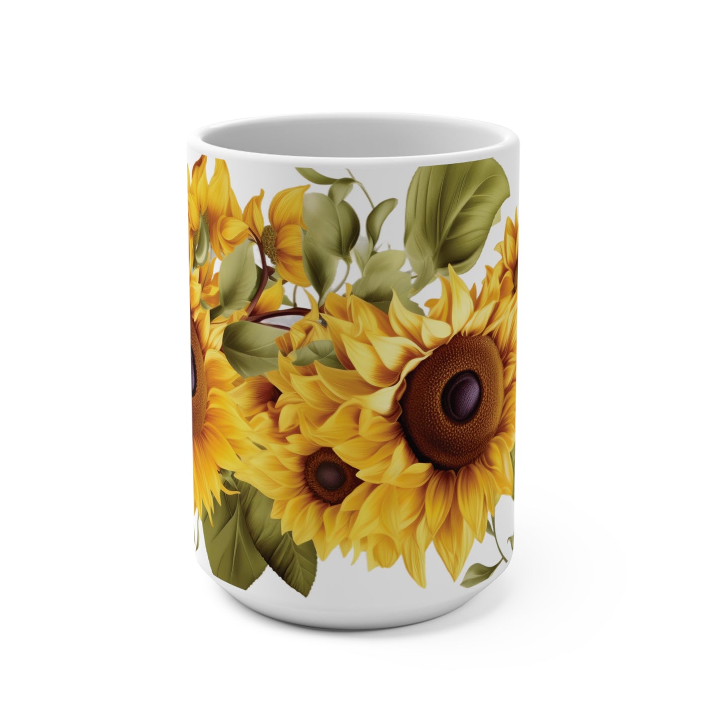 Sunflower Ceramic Mug 15oz