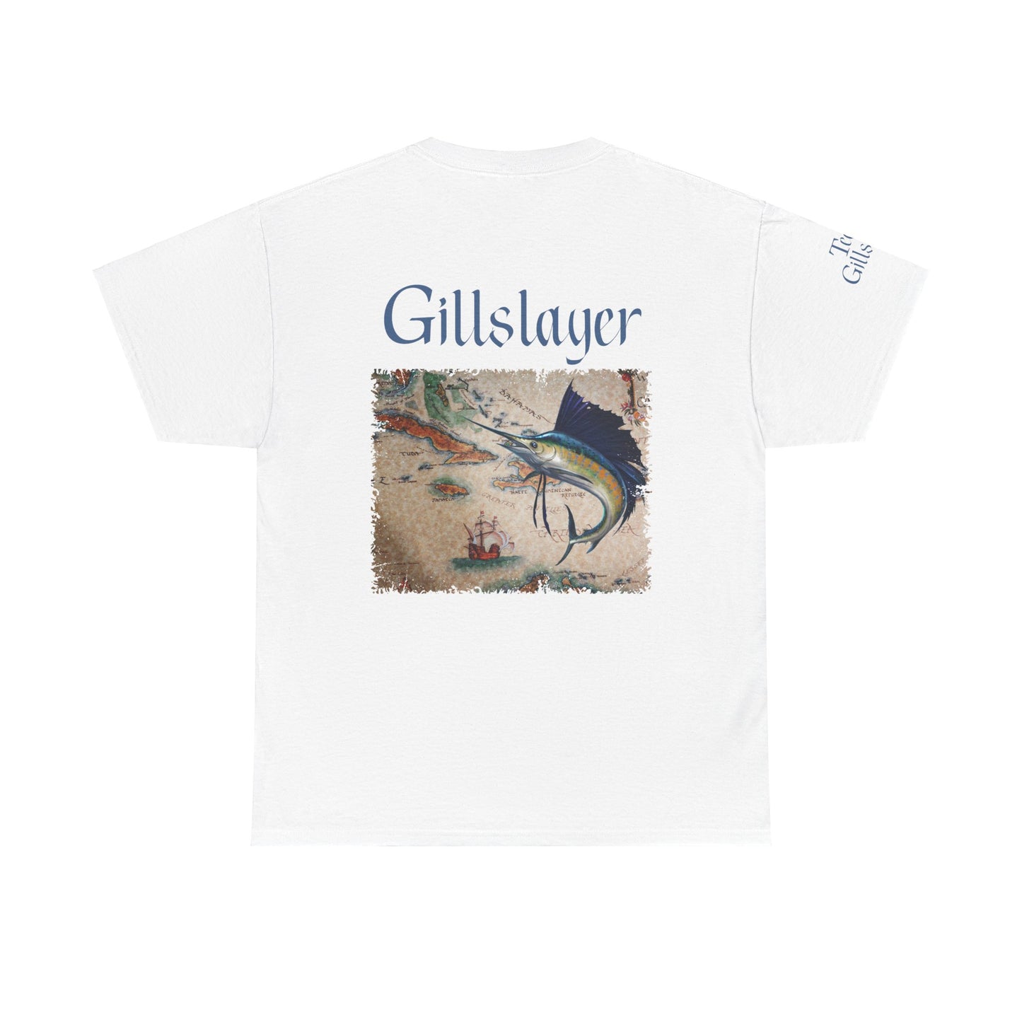 Gillslayer Heavy Cotton Tee Marlin Fishing