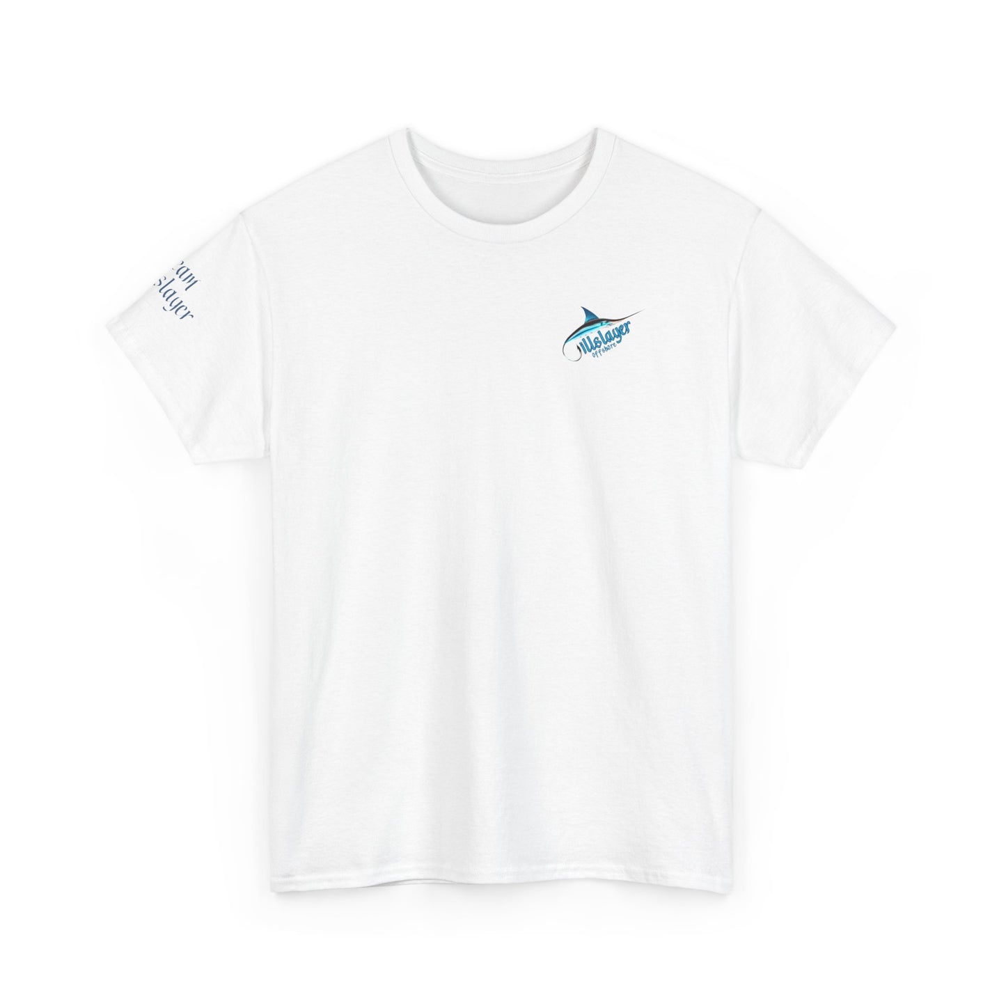 Gillslayer Heavy Cotton Tee Marlin Fishing