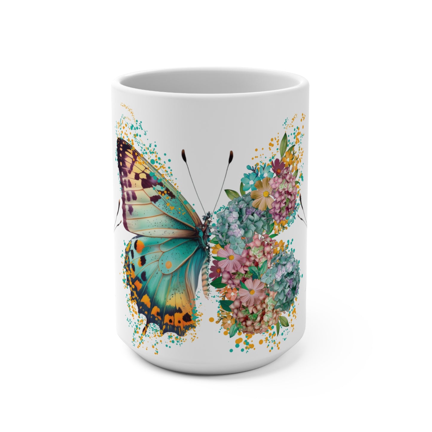 Butterfly Ceramic Mug 15oz